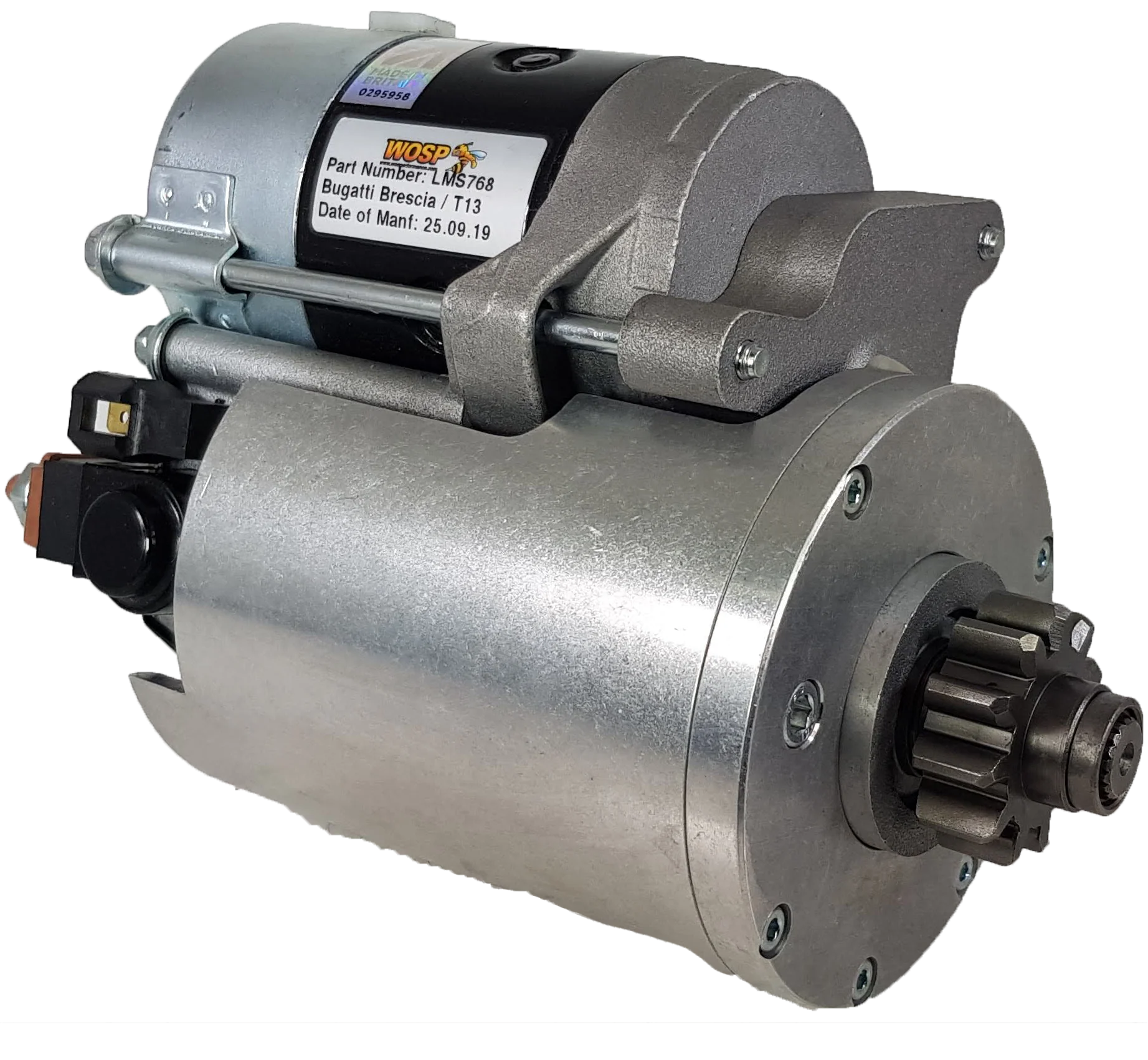 Wosp Bugatti Brescia / T13 (100mm cradle) high torque starter motor (LMS768)