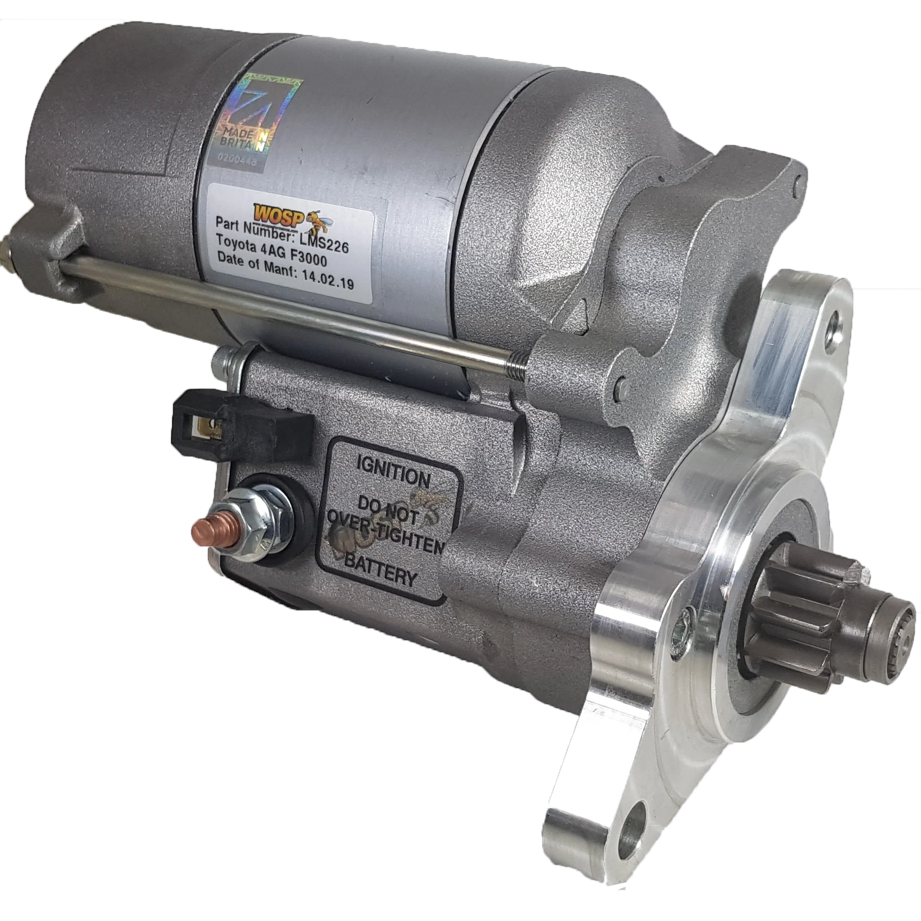 Wosp Chevron / Toyota 4AG F3000 / Novamotor super-duty starter motor (LMS226-2.0)