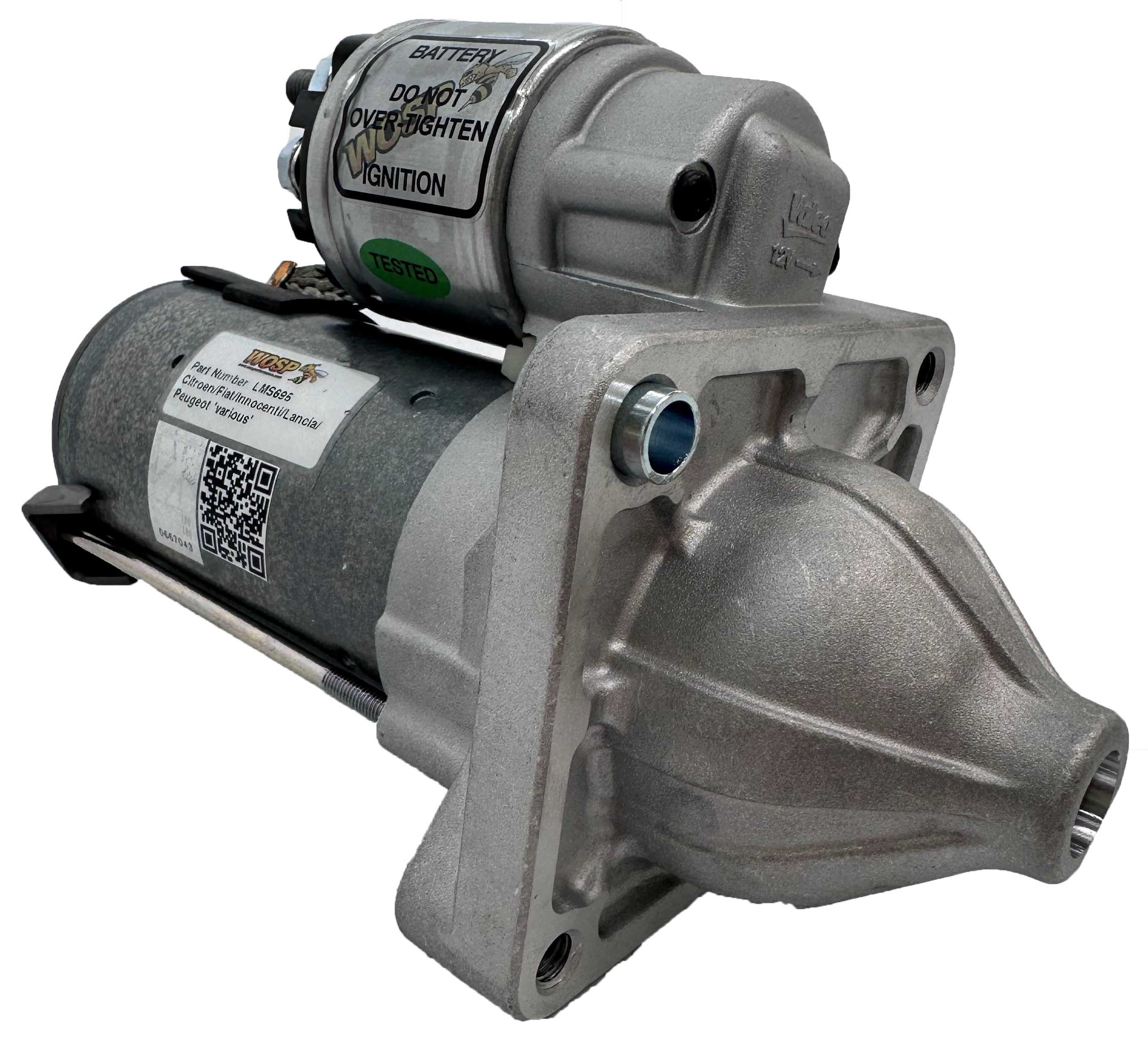 Wosp Citroen / Fiat / Innocenti / Lancia / Peugeot 'various' slimline starter motor (LMS695)