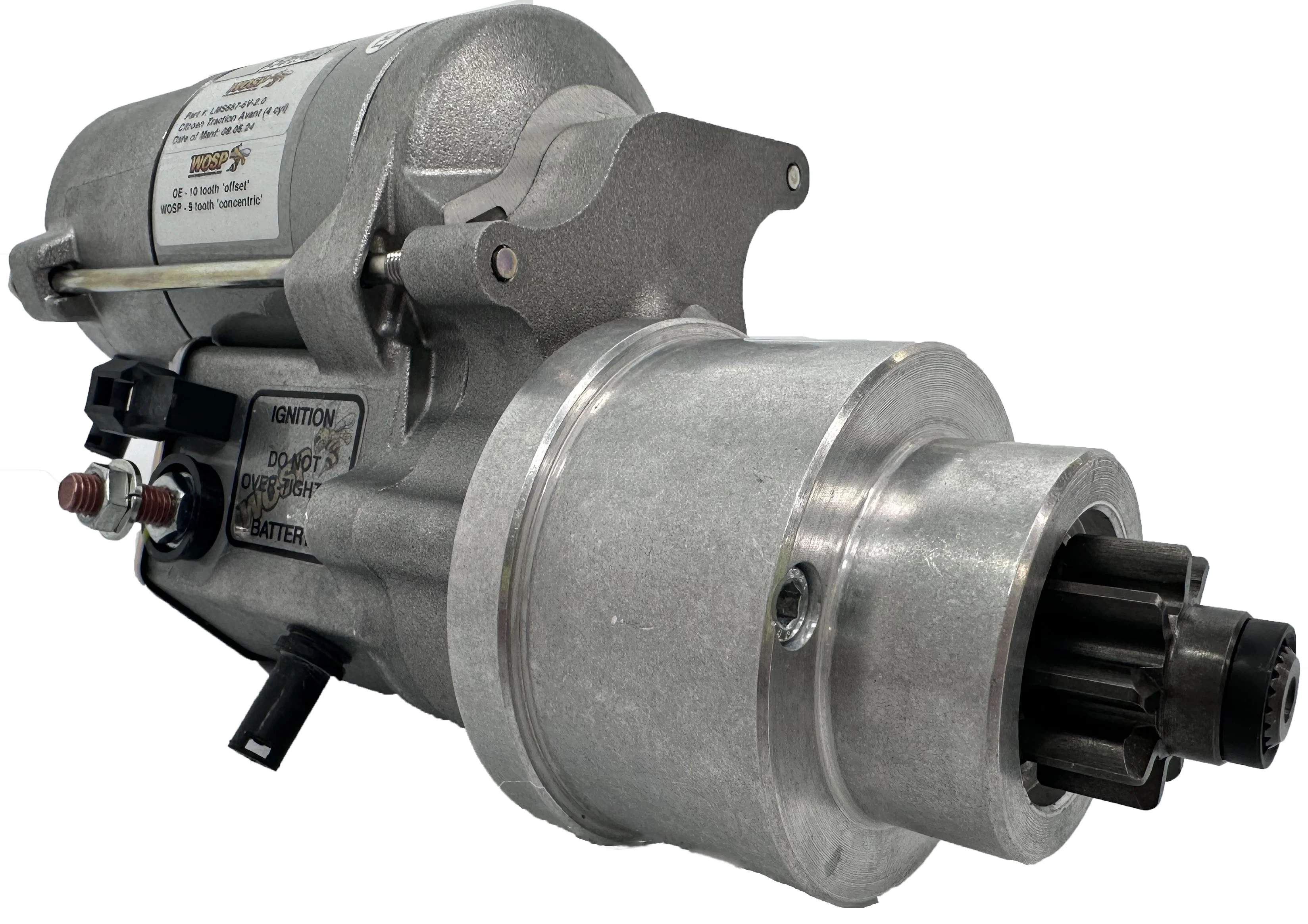 Wosp Citroen Traction Avant / Light 15 (4 cylinder) high torque starter motor (6 Volt) (LMS667-6V-2.0)