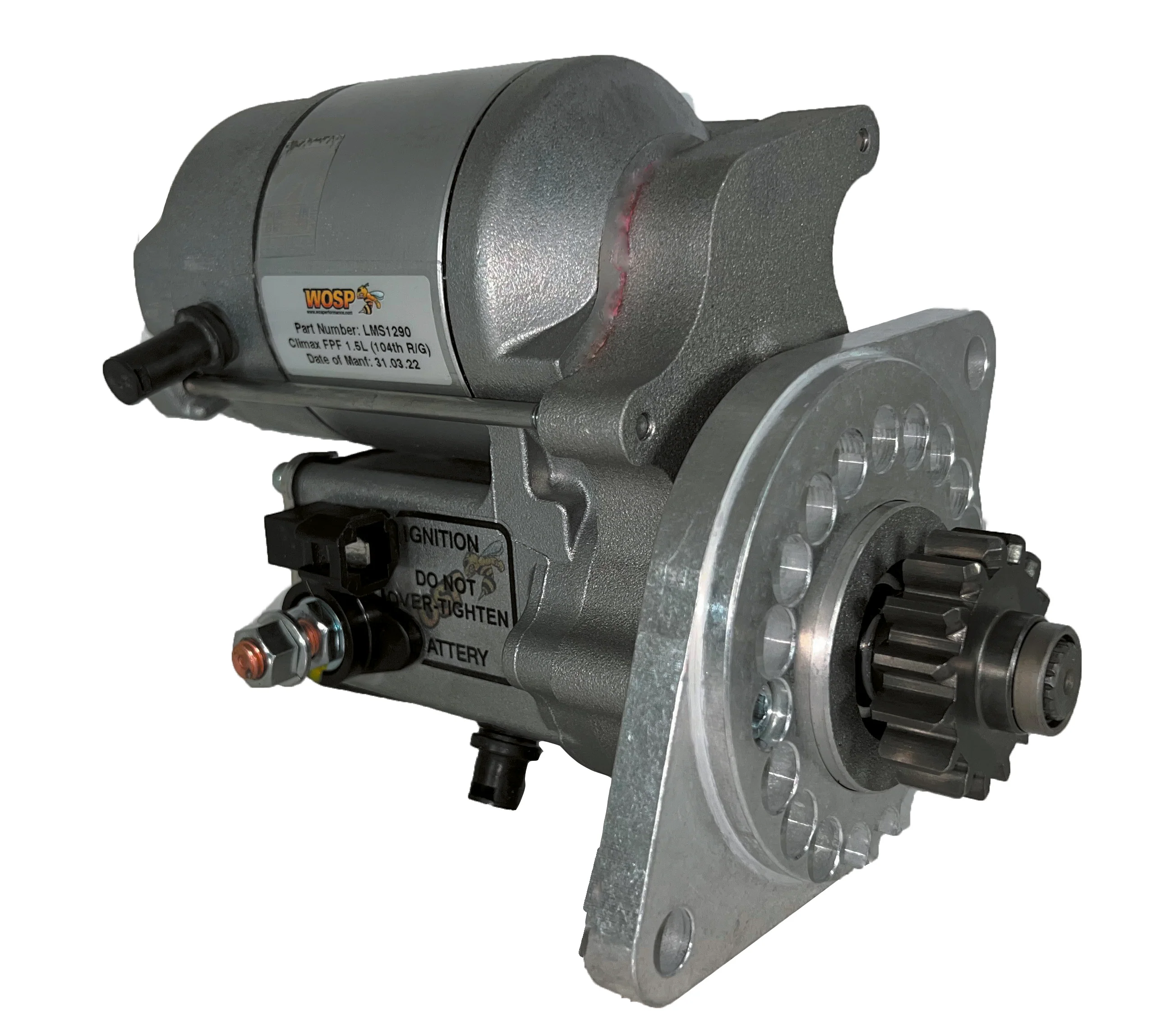 Wosp Coventry Climax FPF 1.5L (104 tooth flywheel) high torque starter motor (LMS1290)