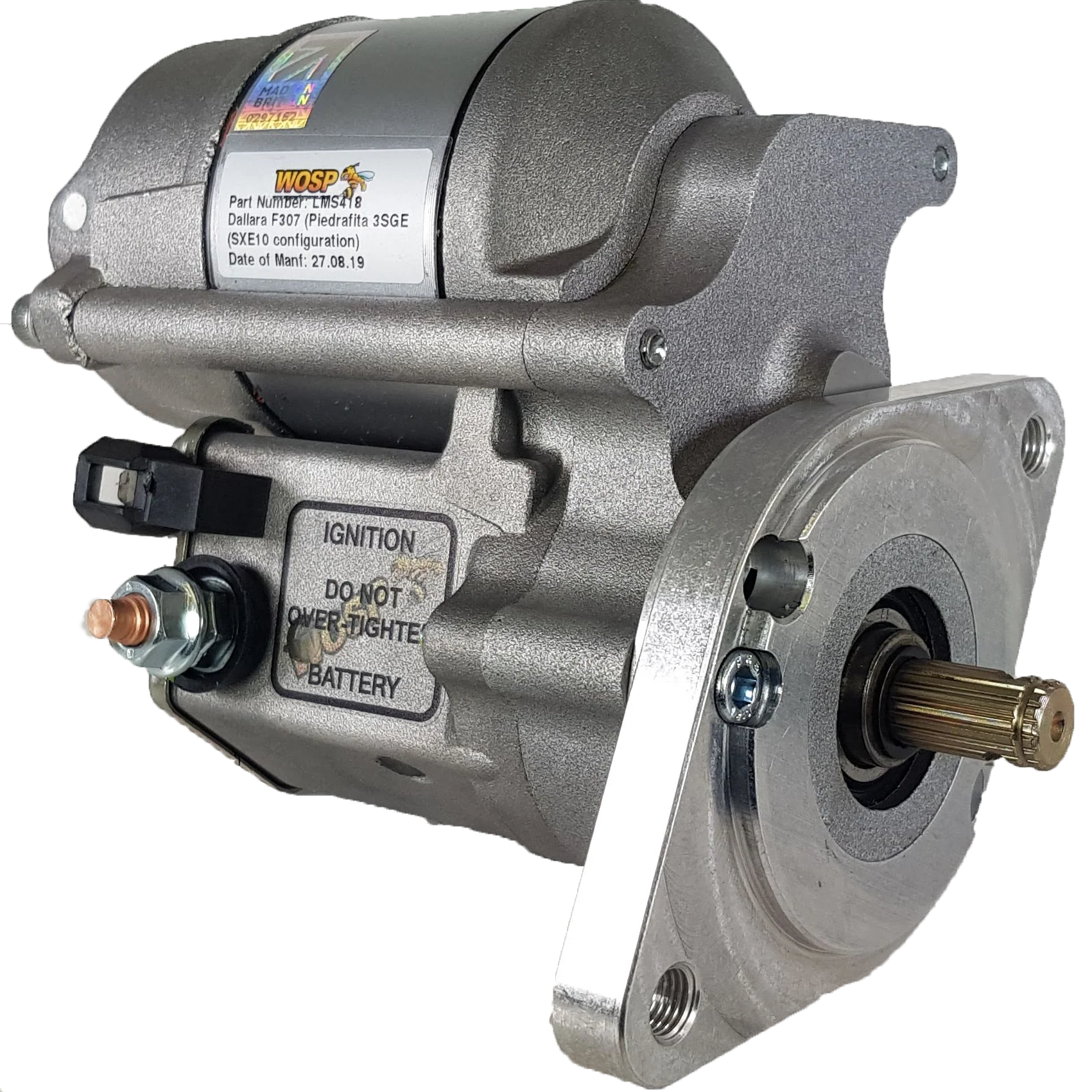 Wosp Dallara F307 super-duty starter motor (LMS418)