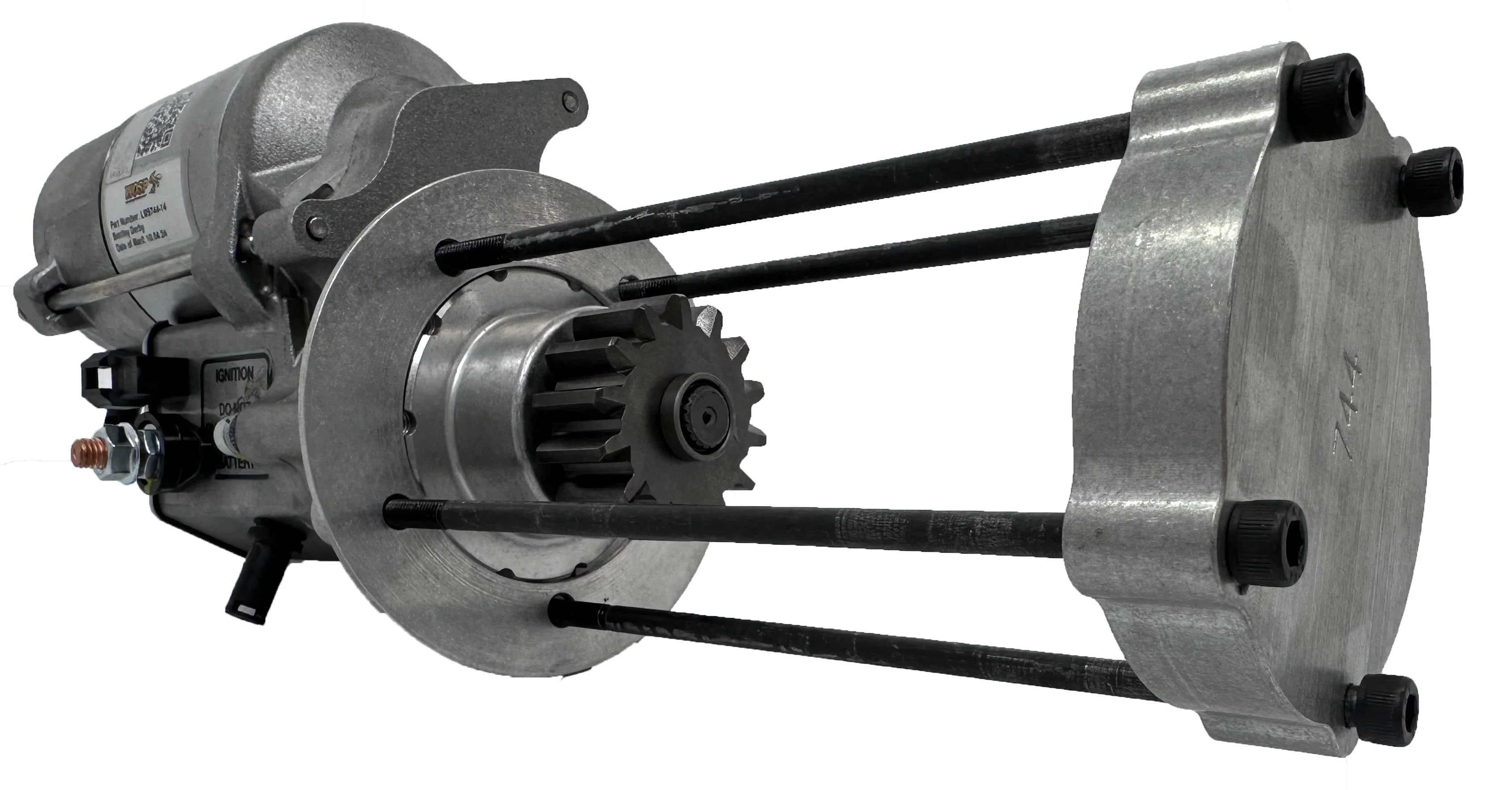 Wosp Derby Bentley 3.5L & 4 1/4L / Rolls Royce 20hp high torque starter motor (14 tooth) (LMS744-14)