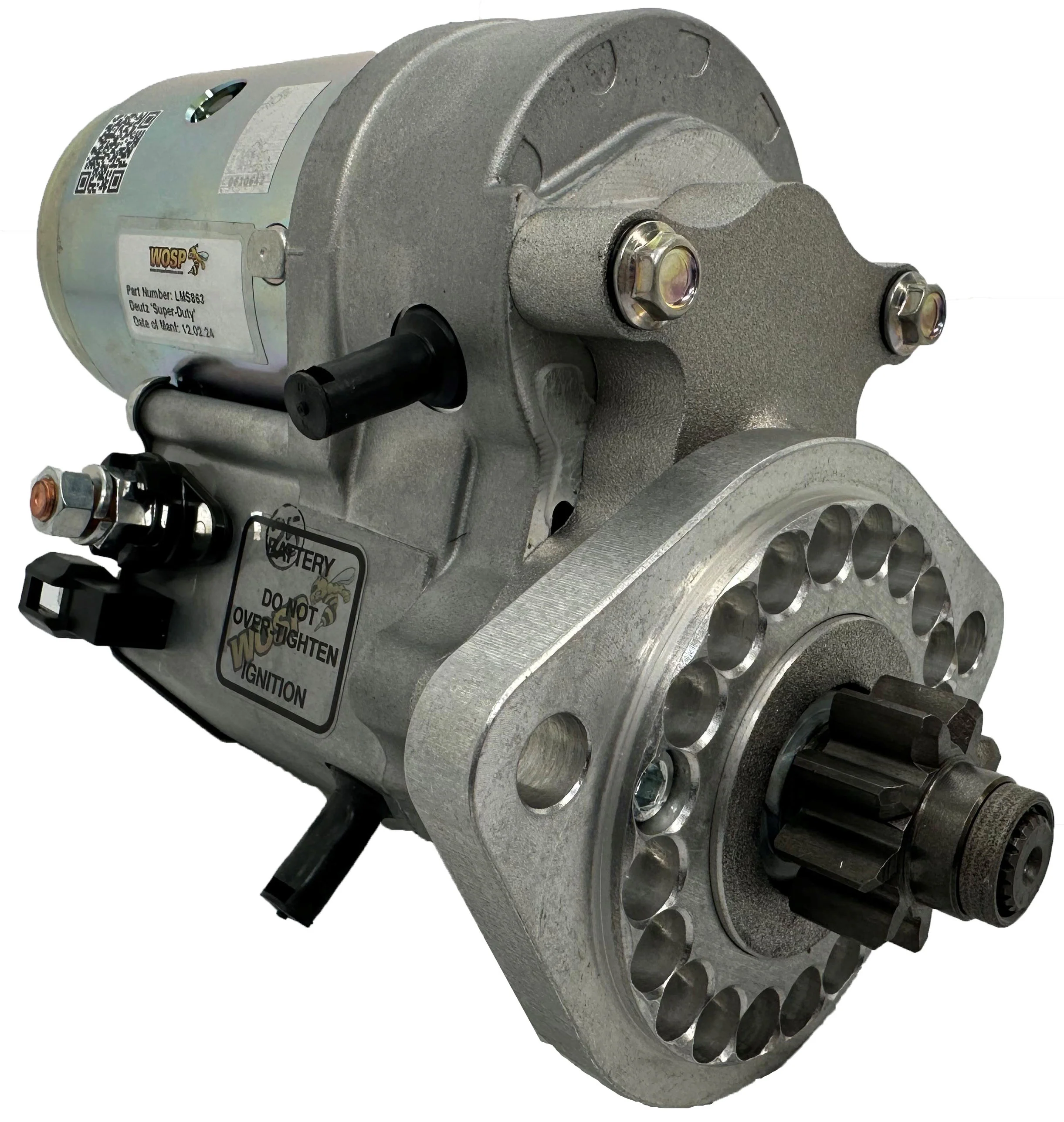 Wosp Deutz 9 tooth super-duty starter motor (LMS863)