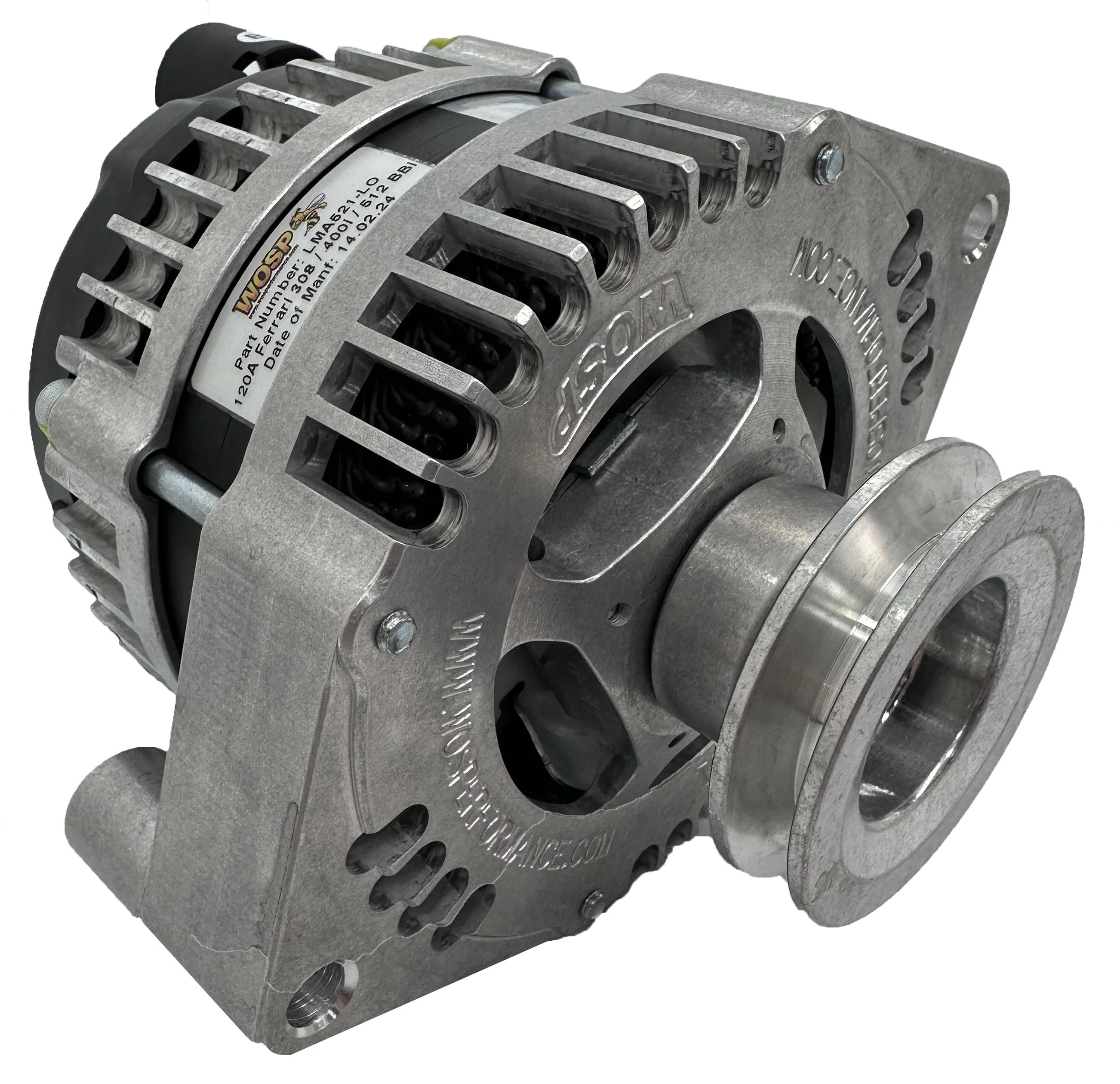 Wosp Ferrari 308 / 400i / 512 BBi 120A Alternator (2-Lug)