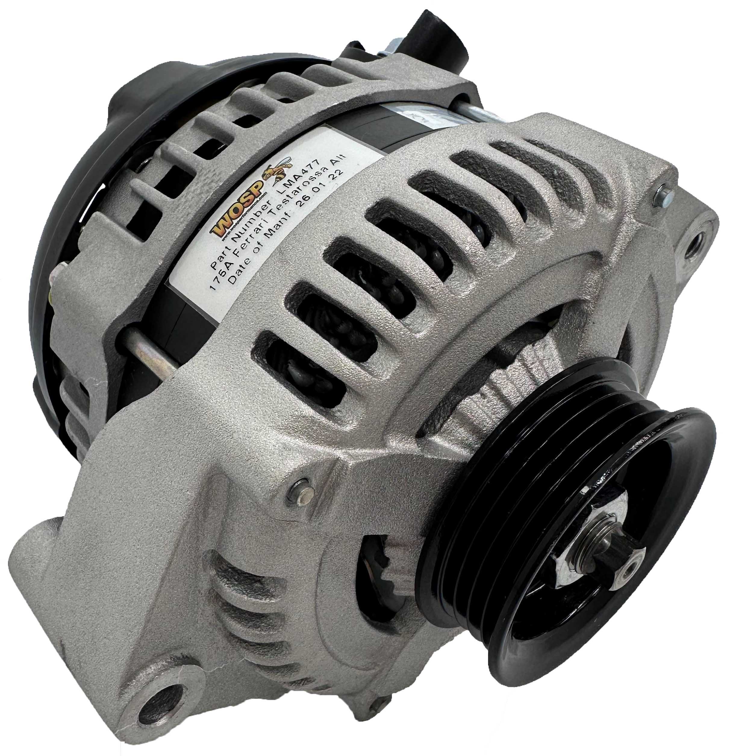 Wosp Ferrari Testarossa 120A Alternator (multi-groove pulley)