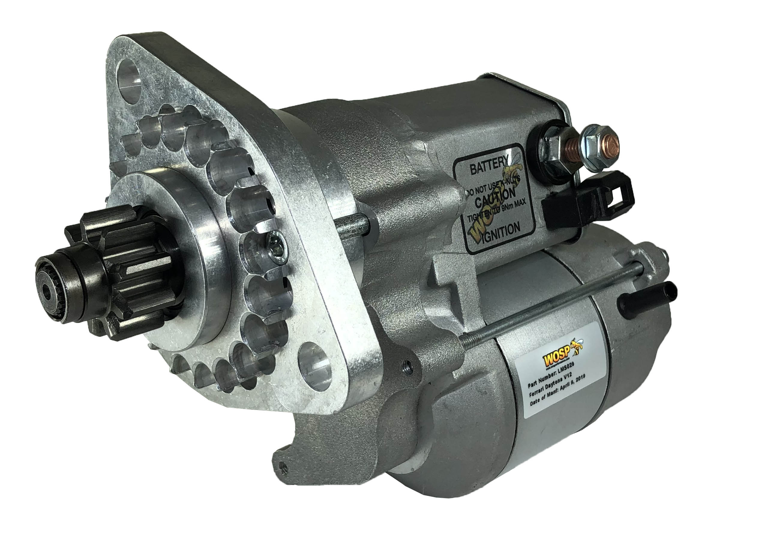 Wosp Ferrari V12 high torque starter motor (LMS029)