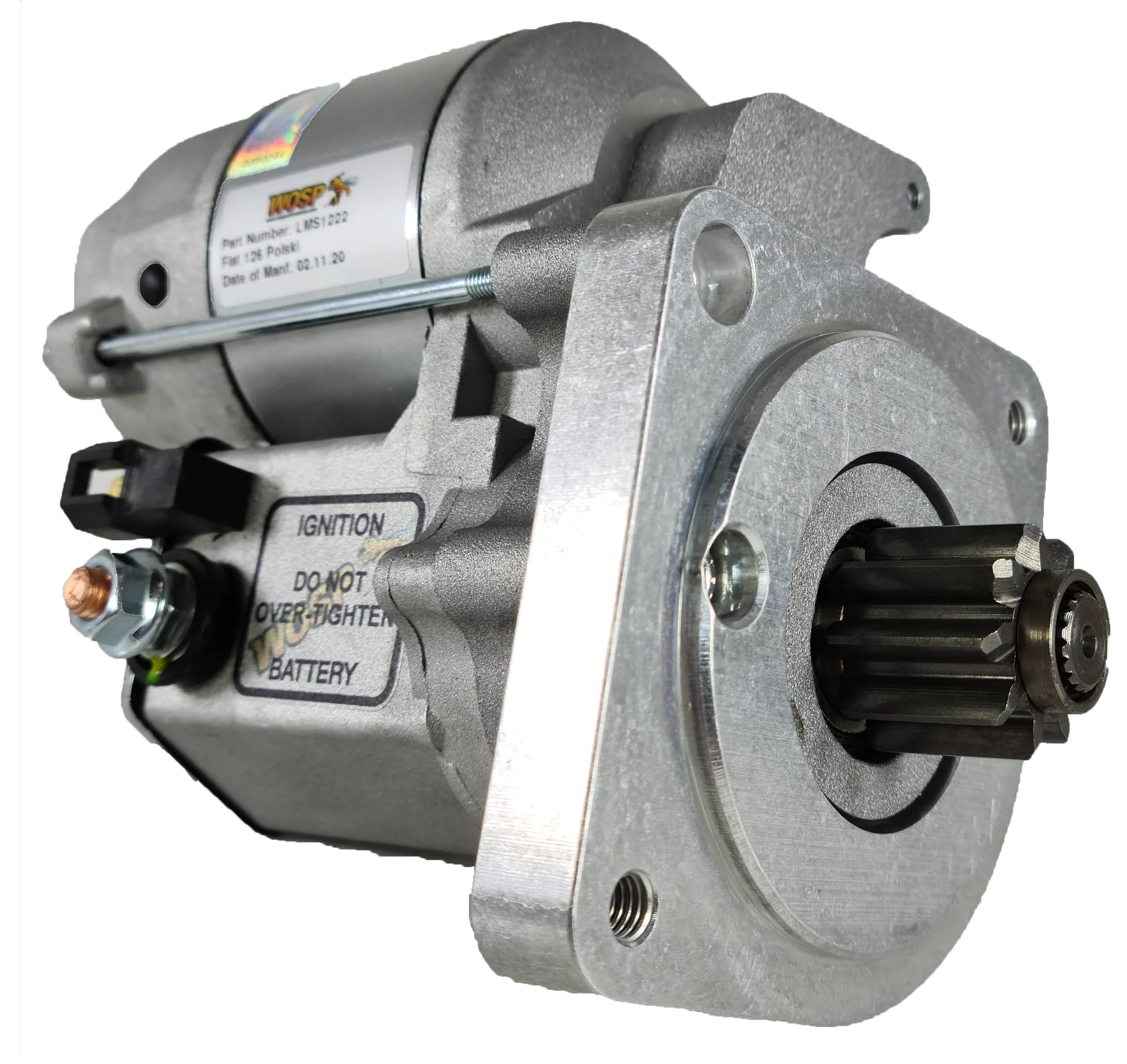 Wosp Fiat 125 / Polski Fiat / FSO 125P high torque starter motor (LMS1222)