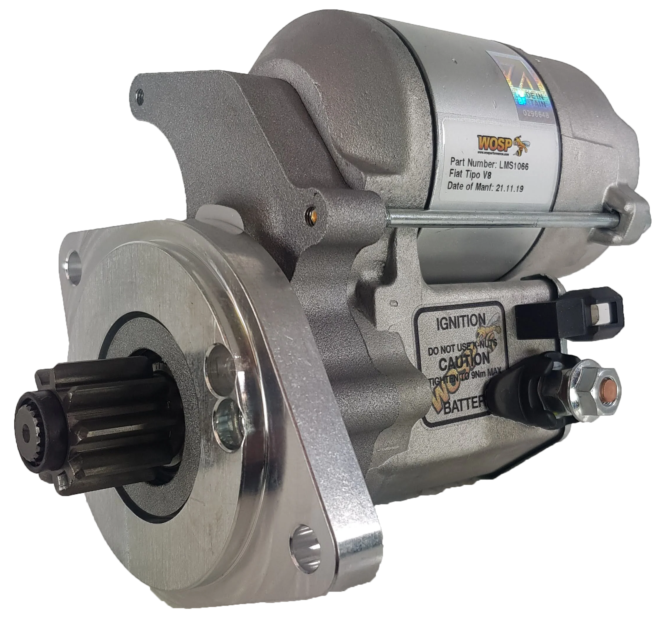 Wosp Fiat Tipo V8 / Otto Vu 2L V8 high torque starter motor (LMS1066)