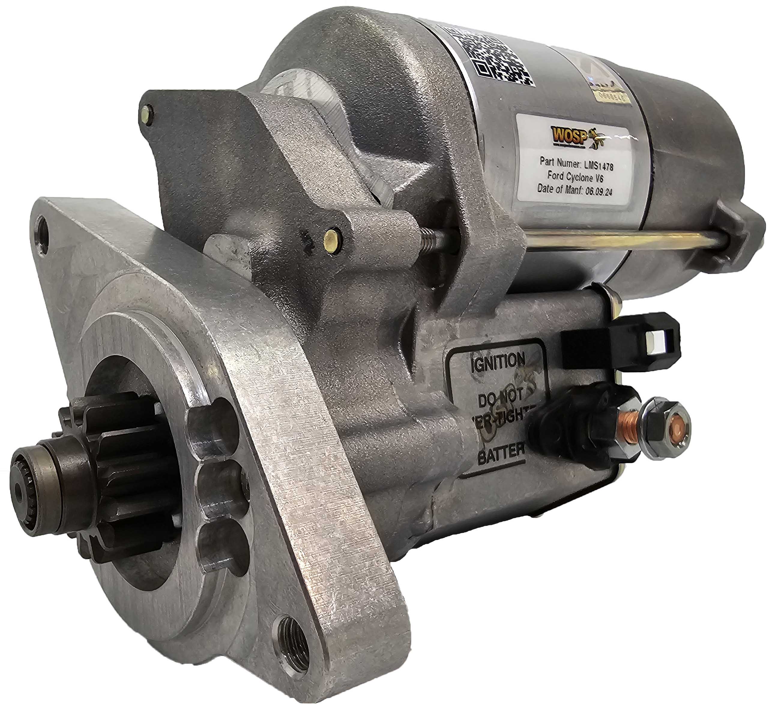 Wosp Ford Cyclone V6 / Ford Mustang / F-150 & Transit 150 super-duty starter motor (LMS1478)