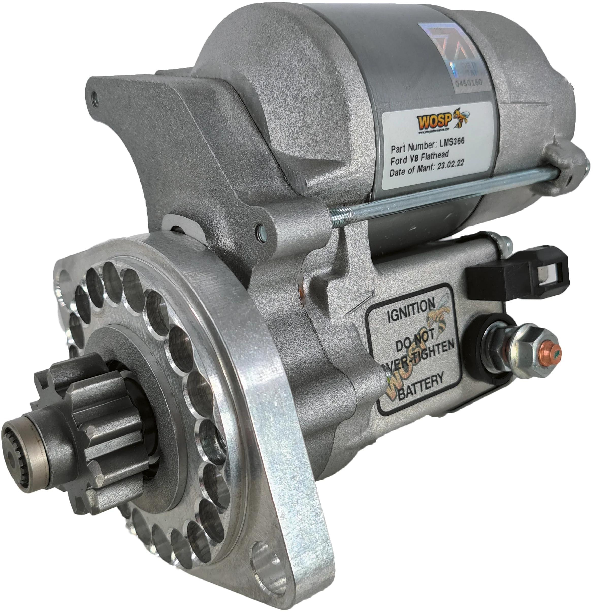Wosp Ford Flathead V8 (aluminium sump) high torque starter motor (LMS366)