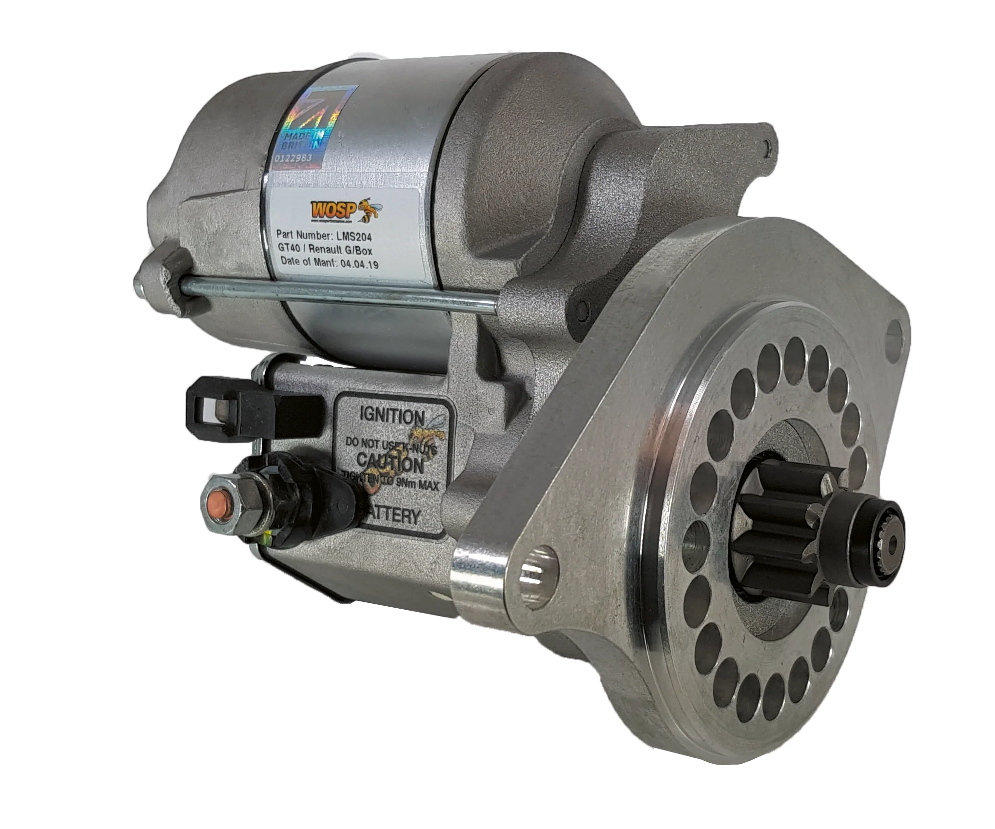 Wosp Ford GT40 - Ford V8 (Renault transmission) high torque starter motor (LMS204)