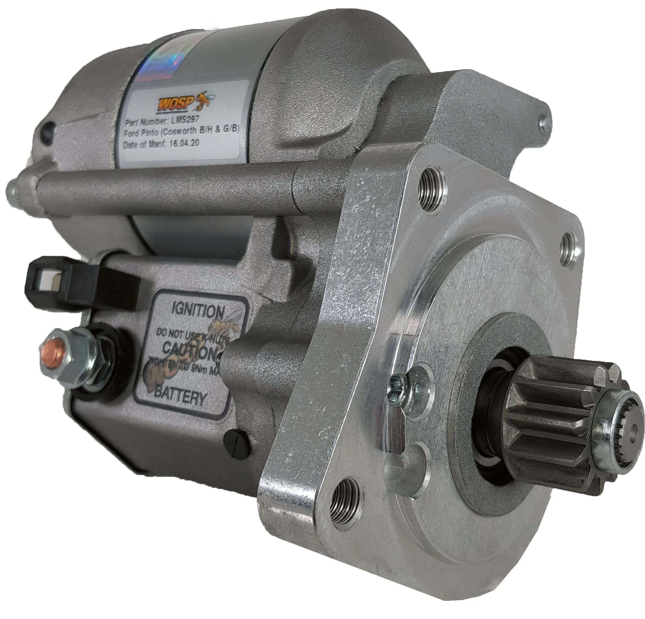 Wosp Ford Pinto engine - Cosworth bellhousing high torque starter motor (LMS297)