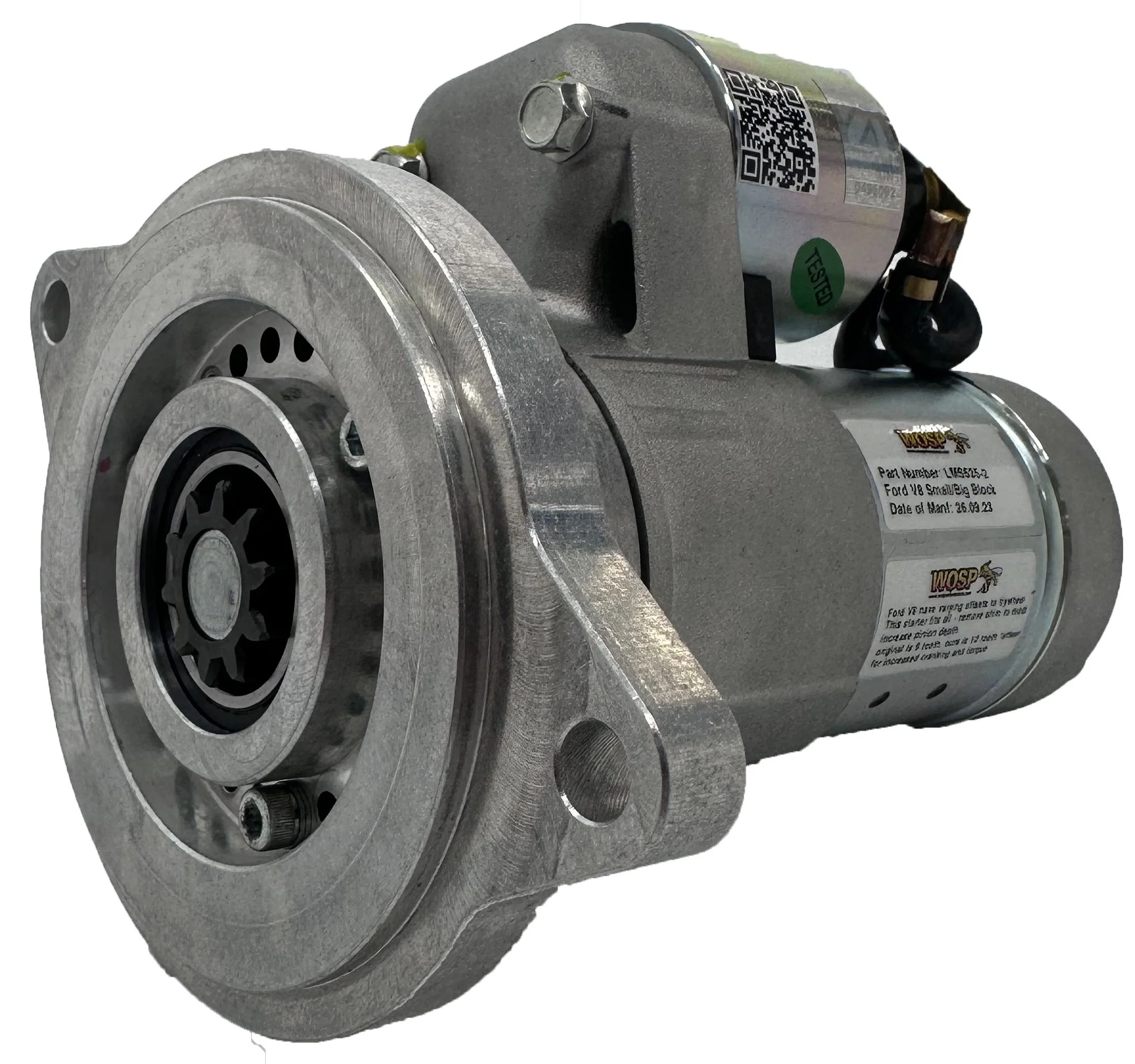 Wosp Ford V8 (2-bolt) 'universal fitment' slimline starter motor (LMS535-2)