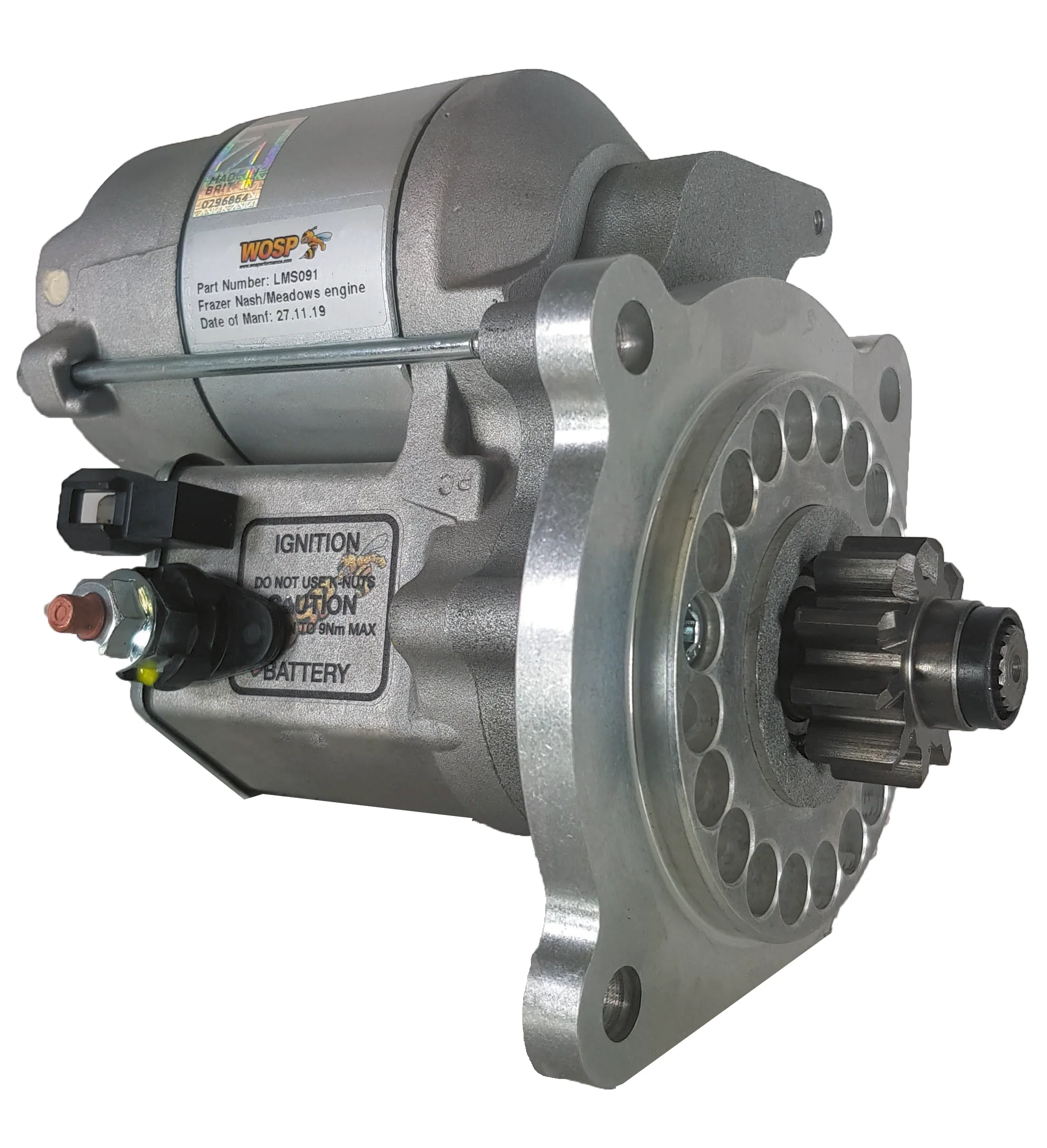 Wosp Frazer Nash high torque starter motor (LMS091)