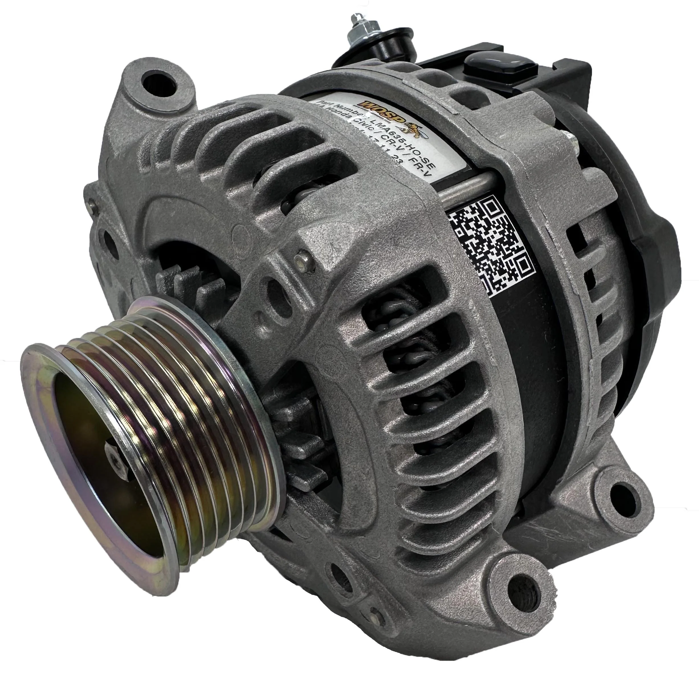 Wosp Honda Civic / CR-V / FR-V / Stream 120A Self Exciting Alternator (Terminals at Top)