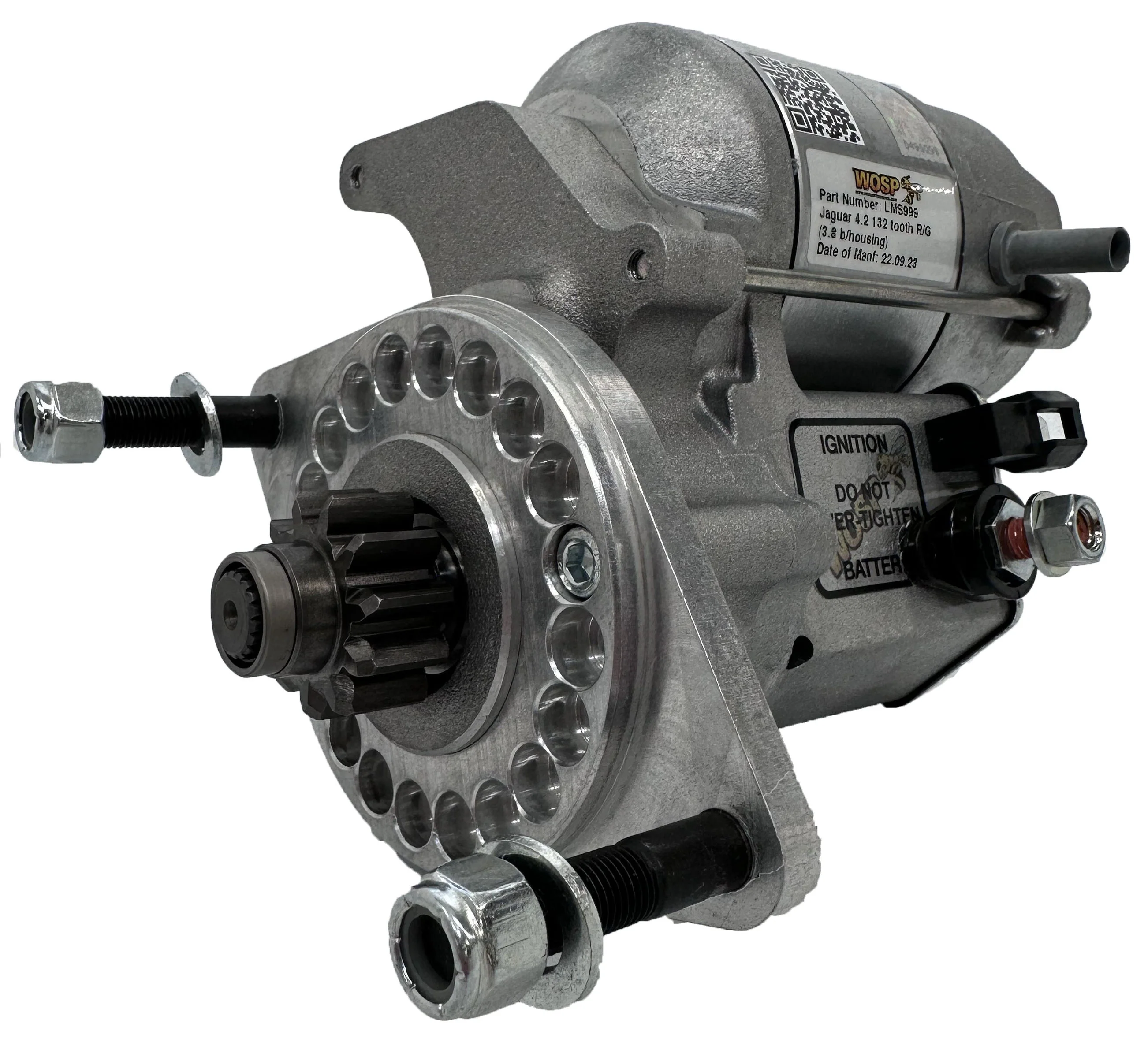 Wosp Jaguar 4.2 engine / 3.8 bell housing (132 tooth ring gear) high torque starter motor (LMS999)