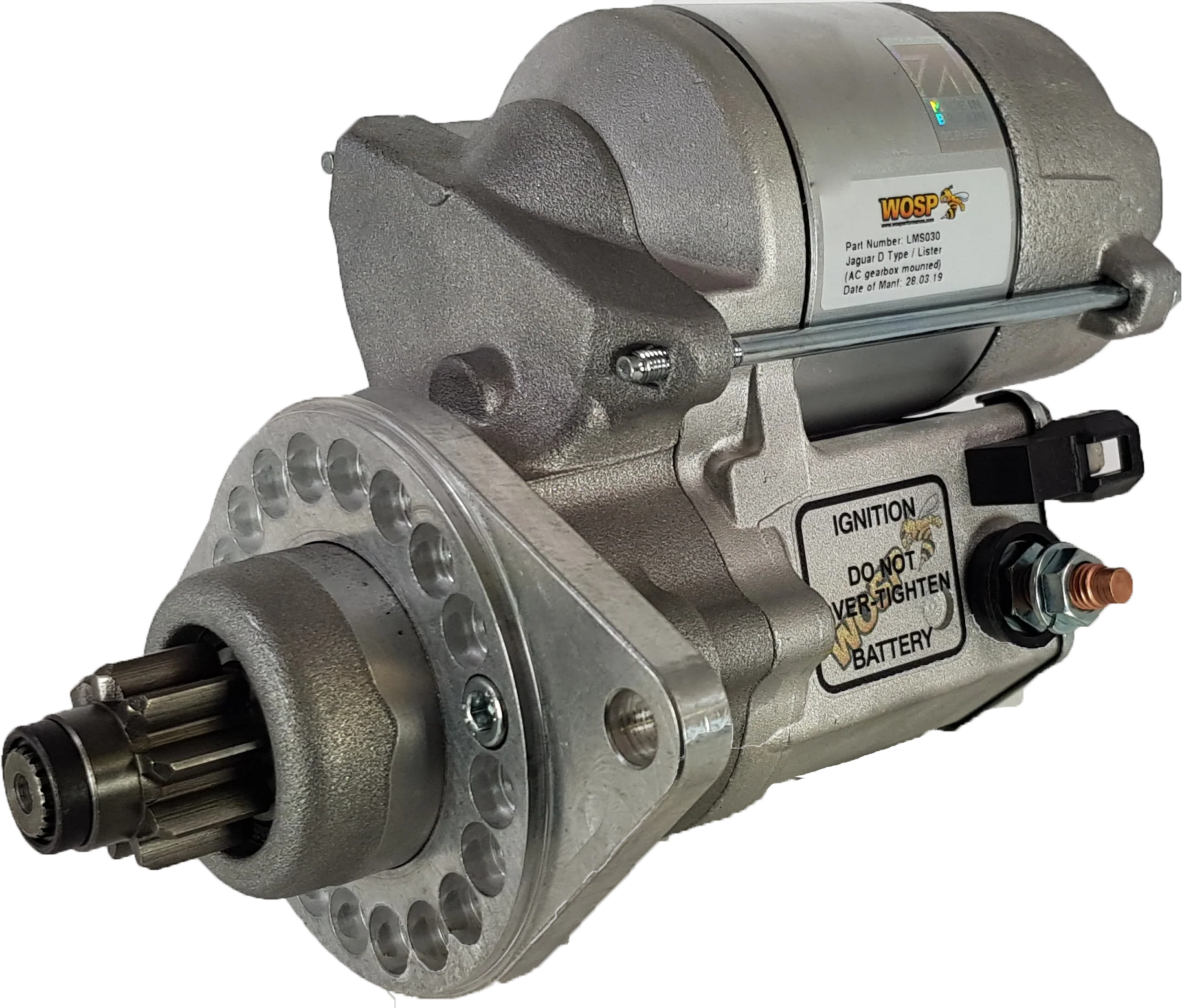 Wosp Jaguar D-Type high torque starter motor (LMS030)