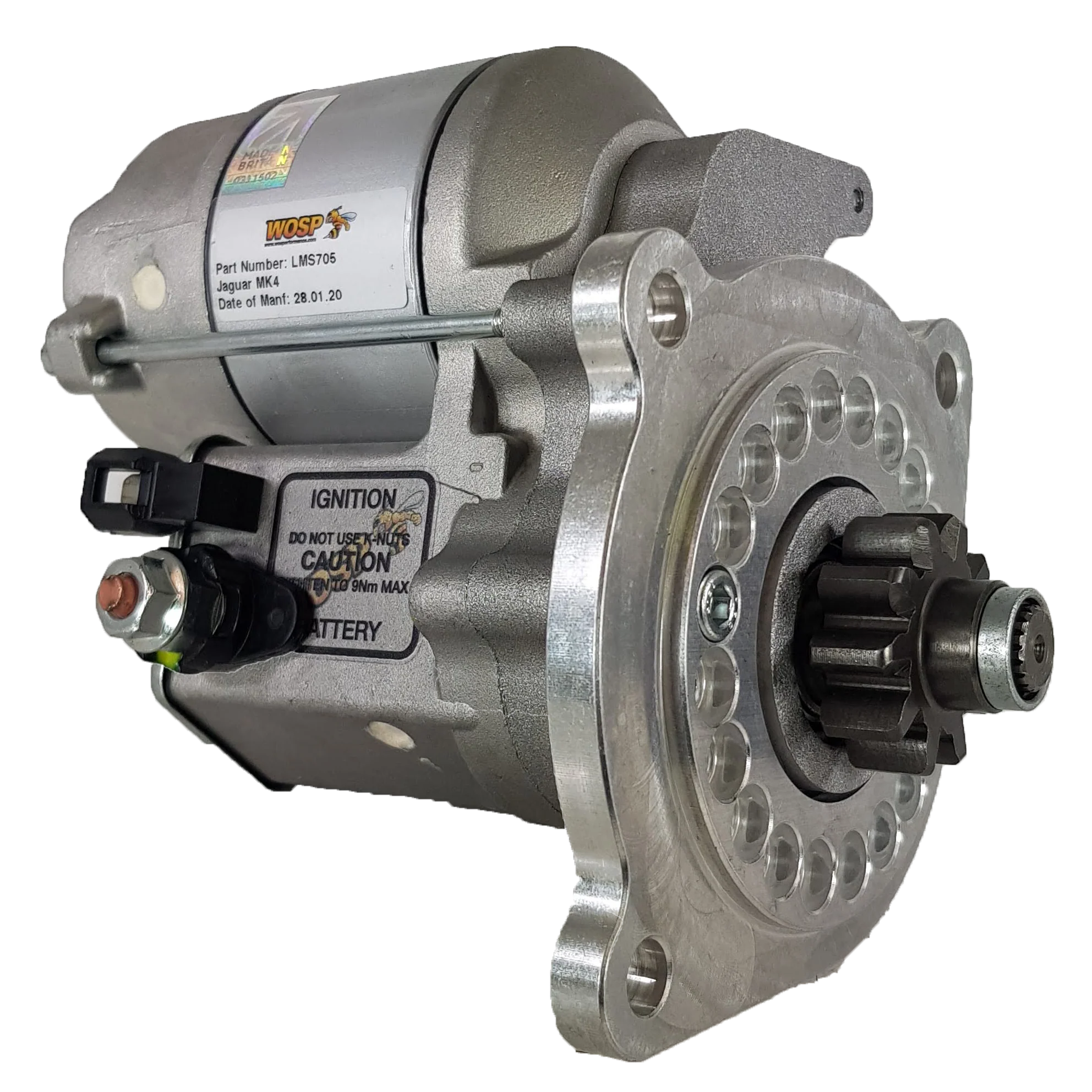 Wosp Jaguar Mk4 high torque starter motor (LMS705)