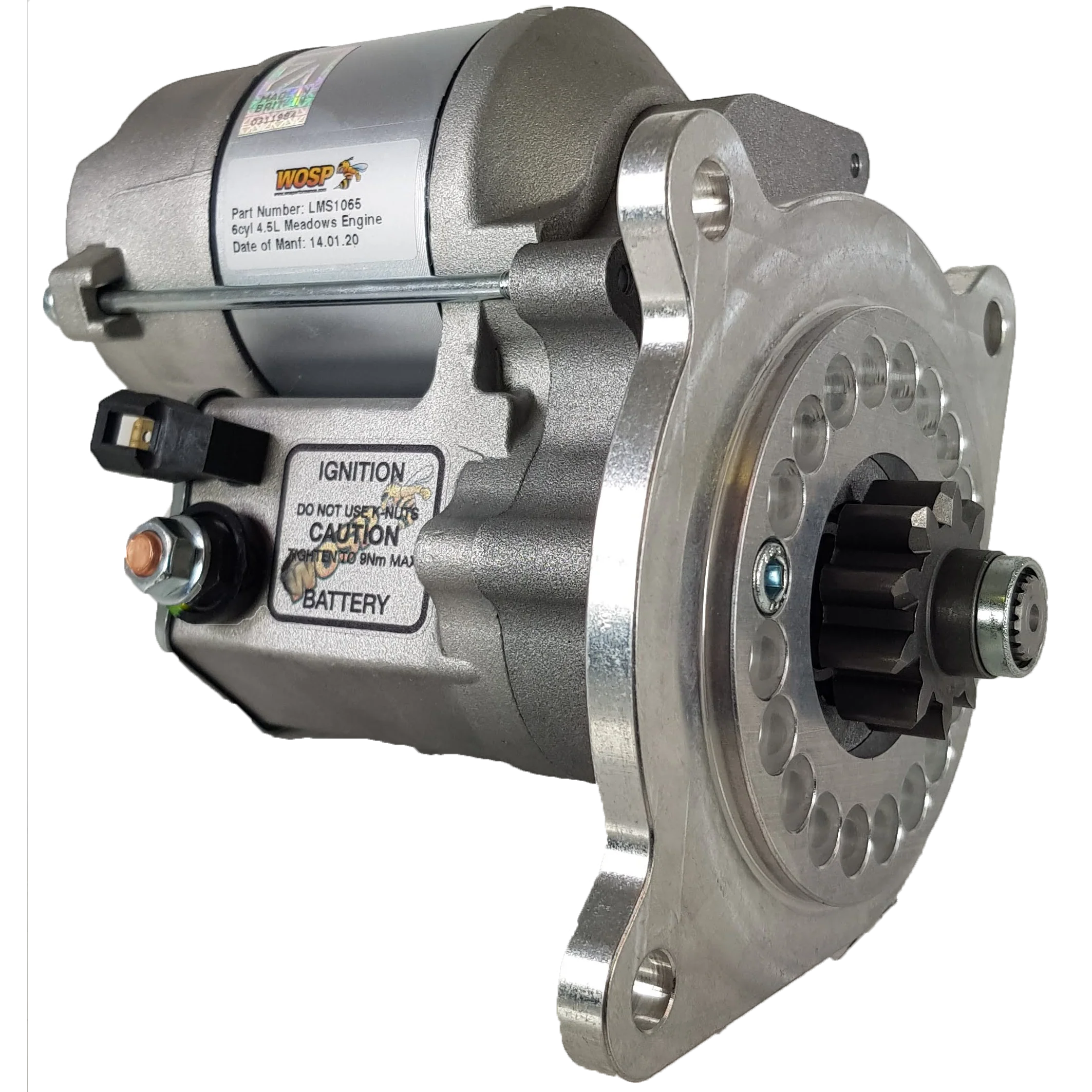 Wosp Lagonda (6cyl 4.5L Meadows) high torque starter motor (LMS1065)