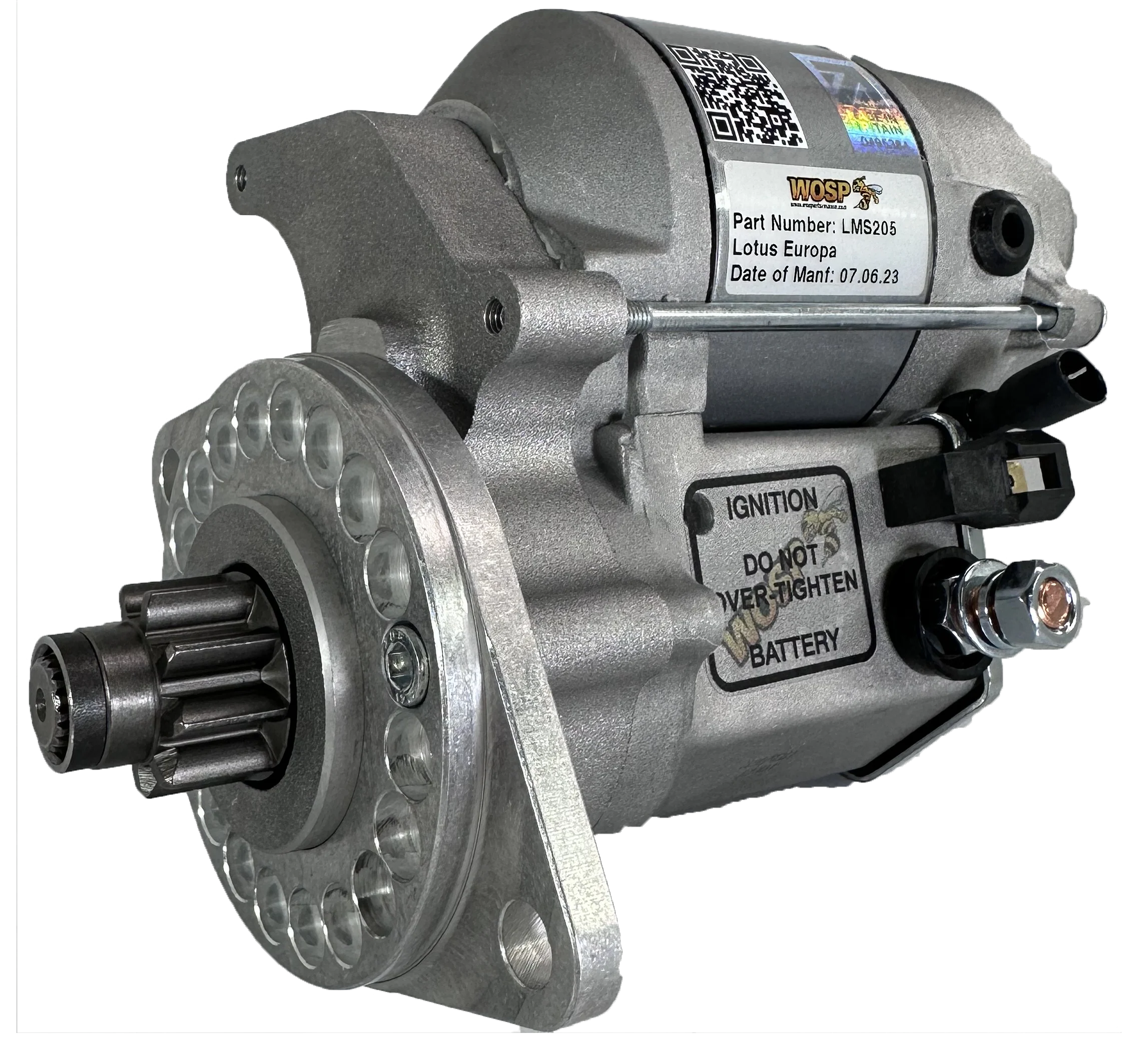 Wosp Lotus Europa (Ford / Twin Cam '71 - '73) high torque starter motor (LMS205)