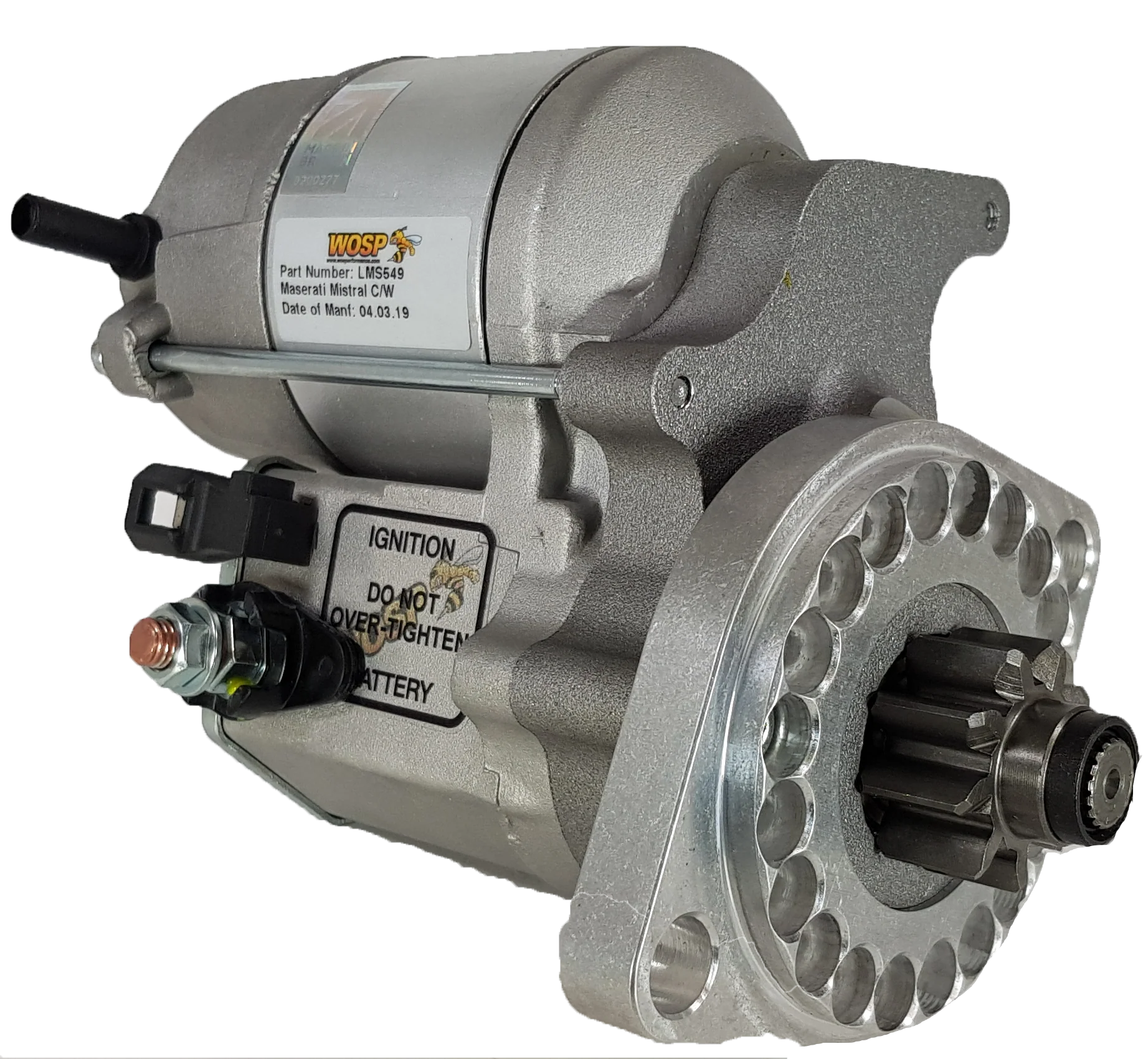 Wosp Maserati 'various' '47-'70 high torque starter motor (LMS549)