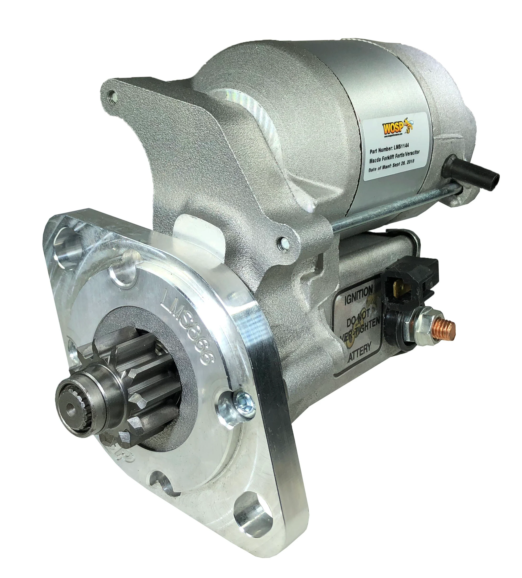 Wosp Mazda Forklift Fortis / Veracitor high torque starter motor (LMS1144)