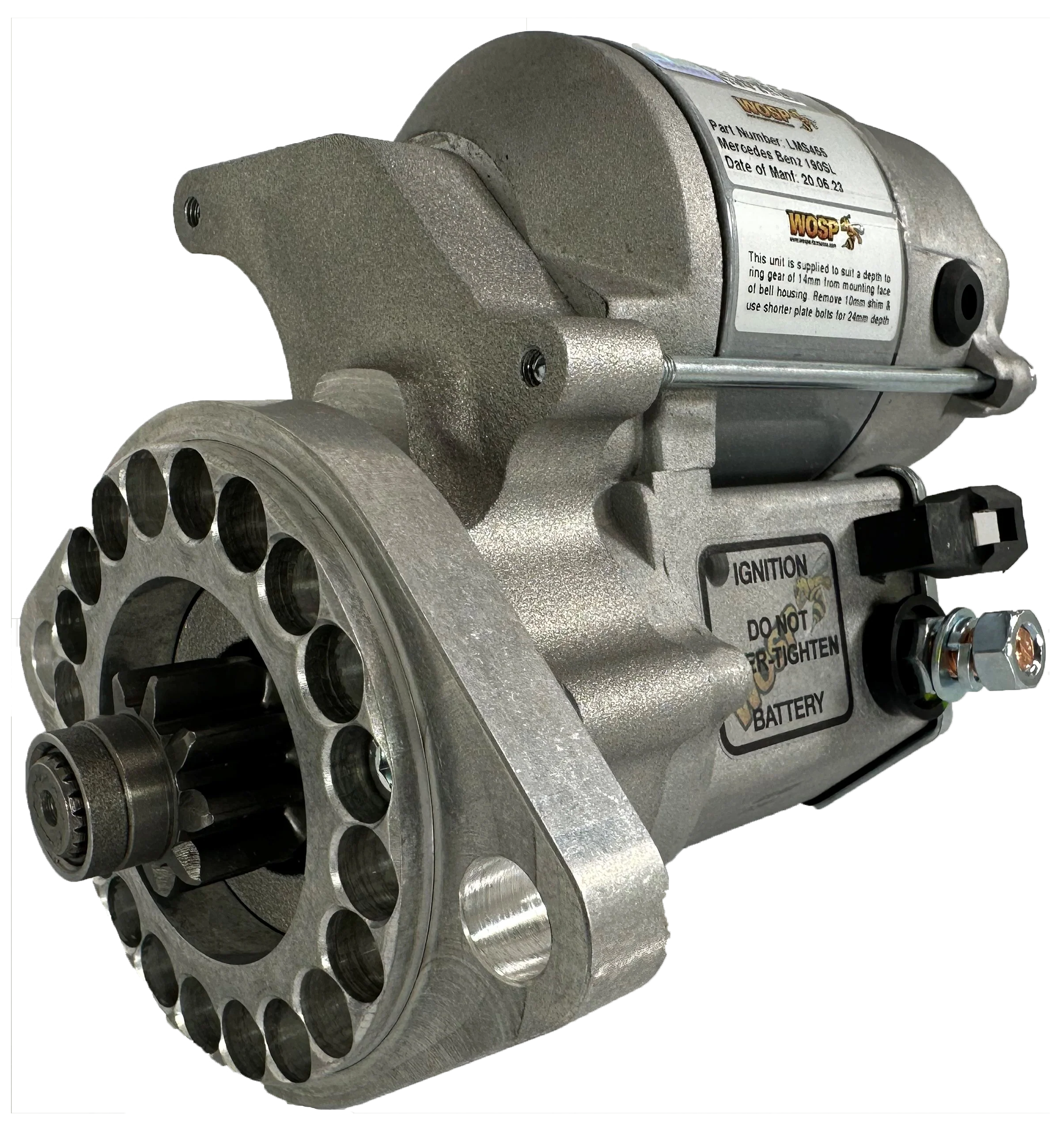 Wosp Mercedes Benz 190SL '55-'57 high torque starter motor (LMS455)