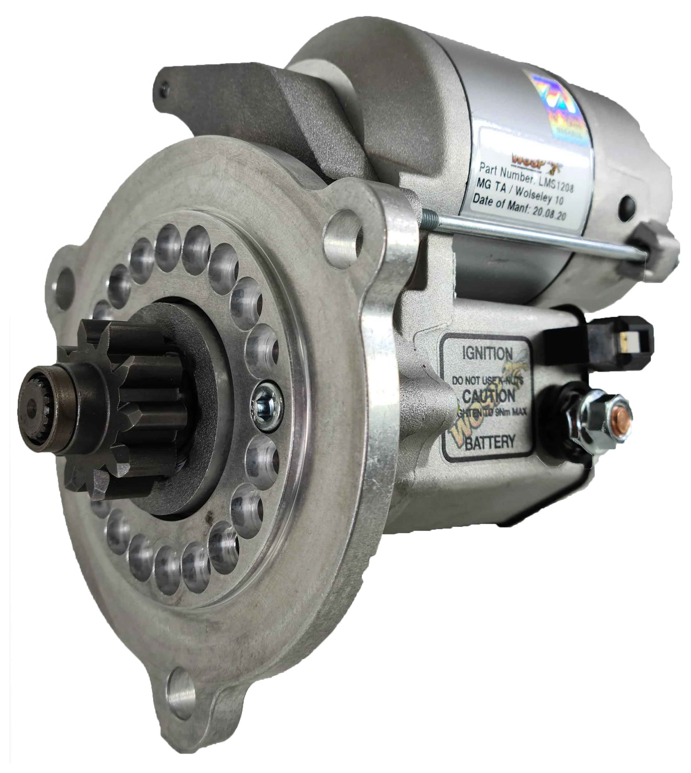 Wosp MG TA (Morris / MP JG Engine) high torque starter motor (LMS1208)