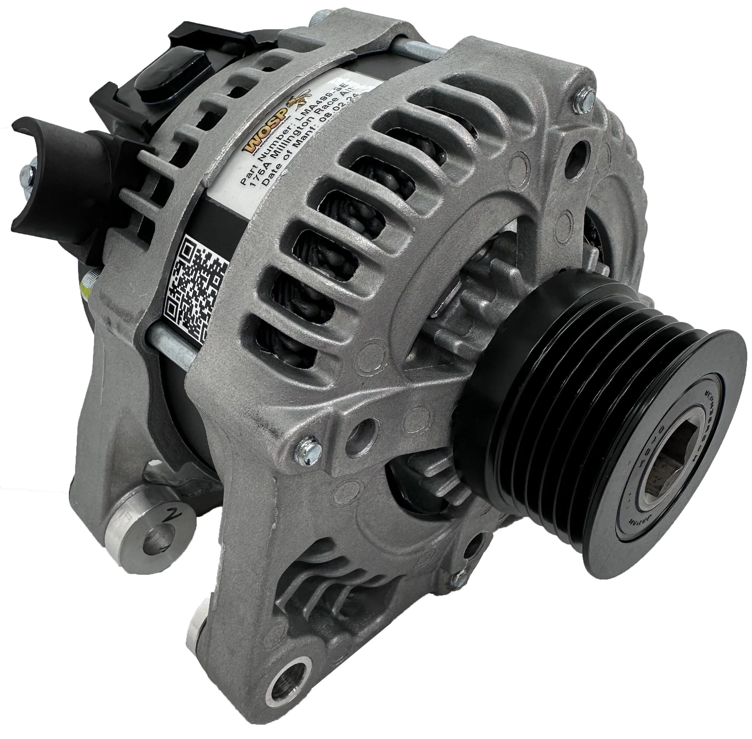 Wosp Millington Diamond Series I / II 'heavy duty' 175A Self Exciting Alternator (4-Lug)