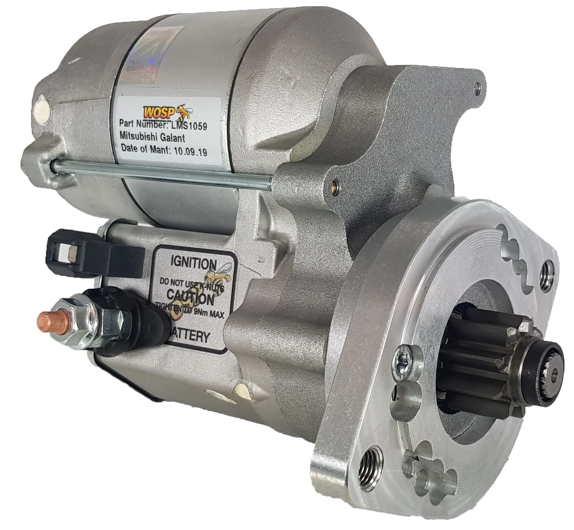 Wosp Mitsubishi Evo 1 / 2 / 3 Lancer high torque starter motor (LMS1059)
