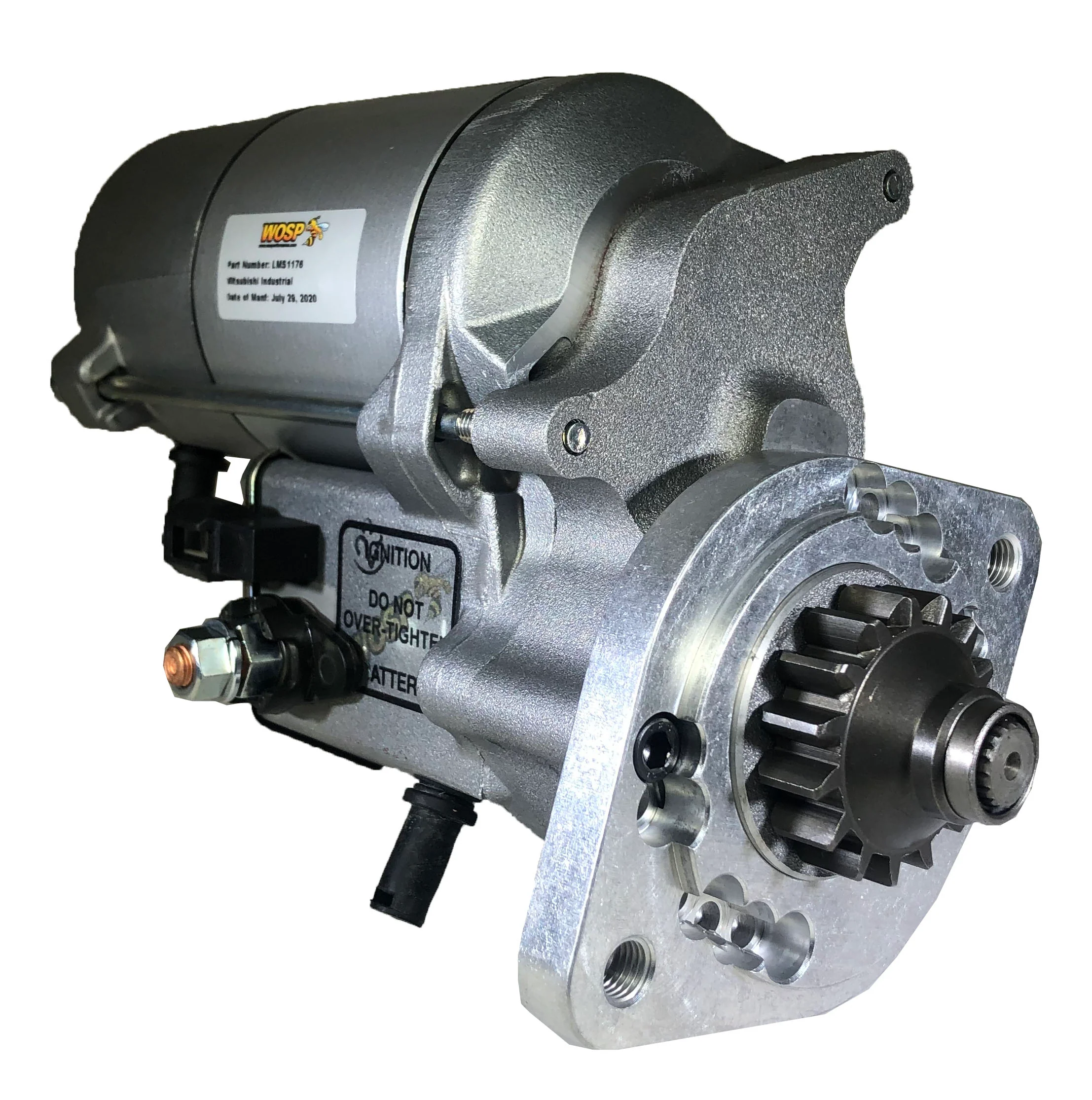 Wosp Mitsubishi Industrial 'various' L2E / L3E high torque starter motor (LMS1176)