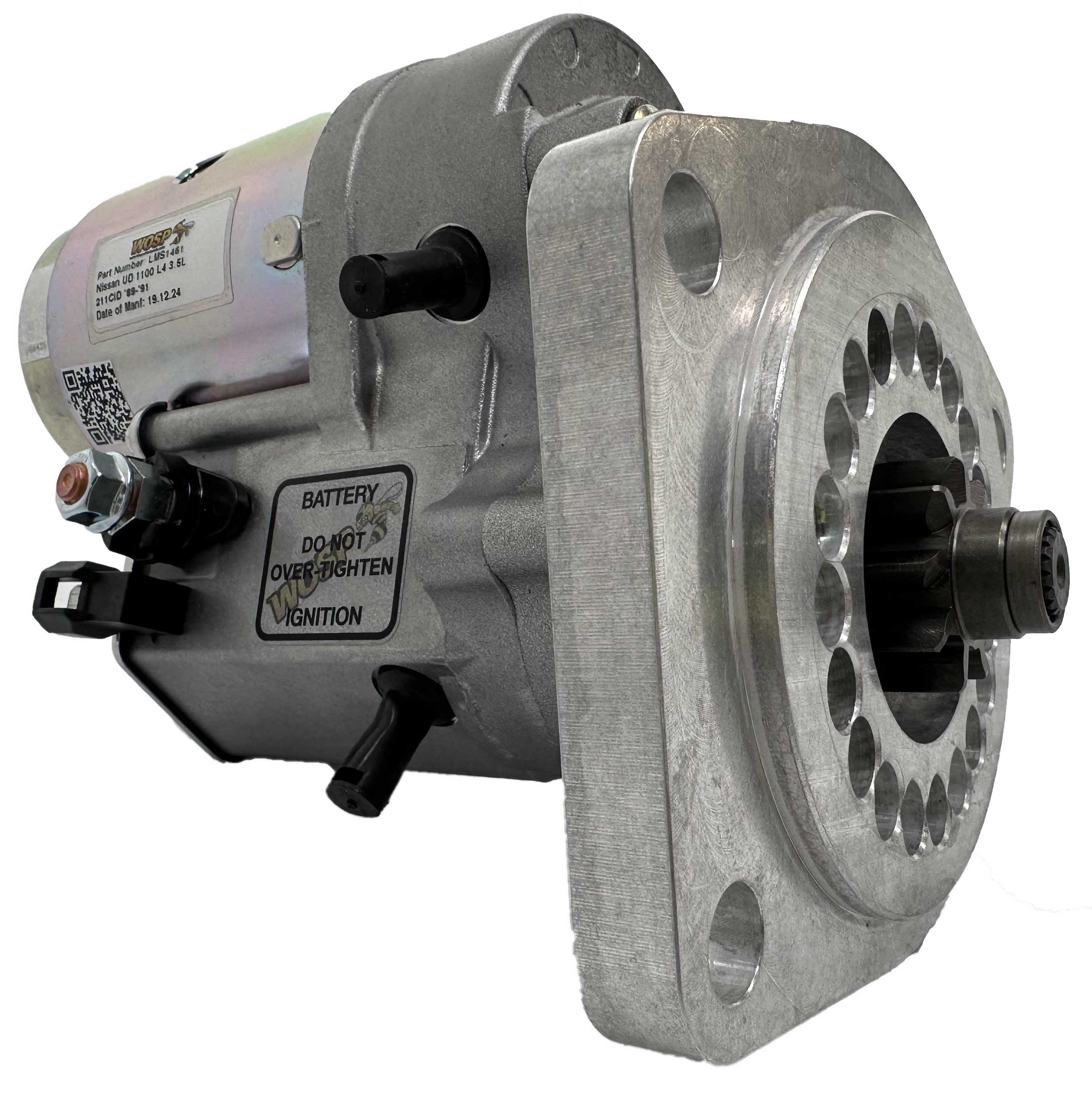 Wosp Nissan UD 1100 L4 3.5L 211CID '89-'91 super-duty starter motor (LMS1461)