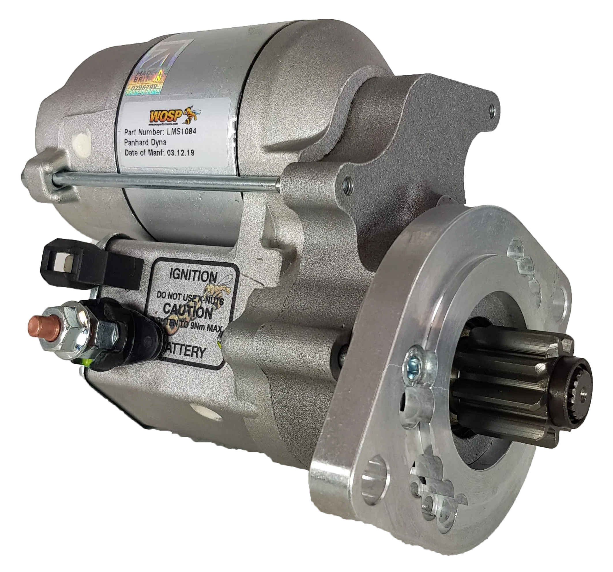 Wosp Panhard Dyna high torque starter motor (LMS1084)