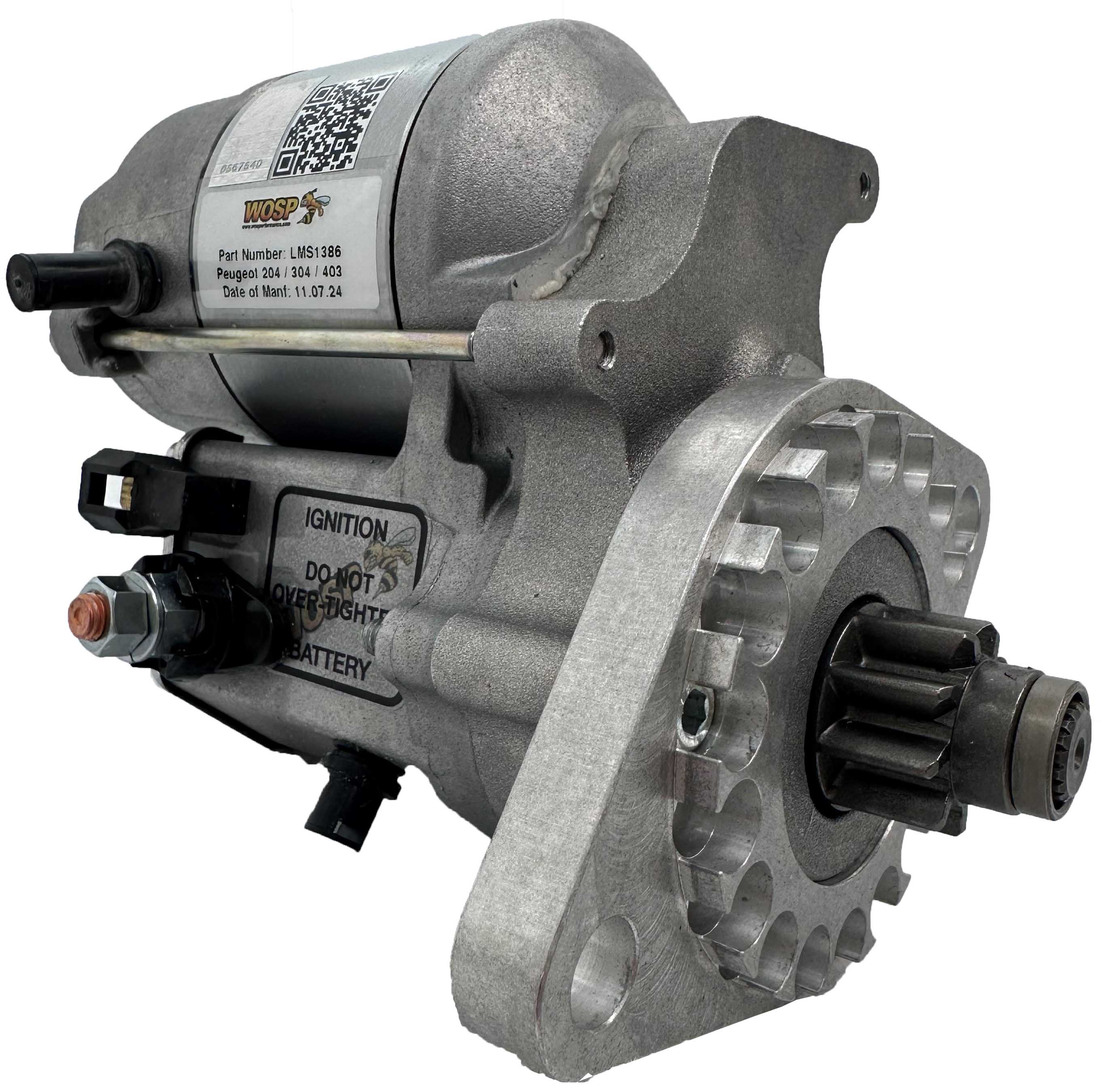 Wosp Peugeot 204 / 304 / 403 high torque starter motor (LMS1386)