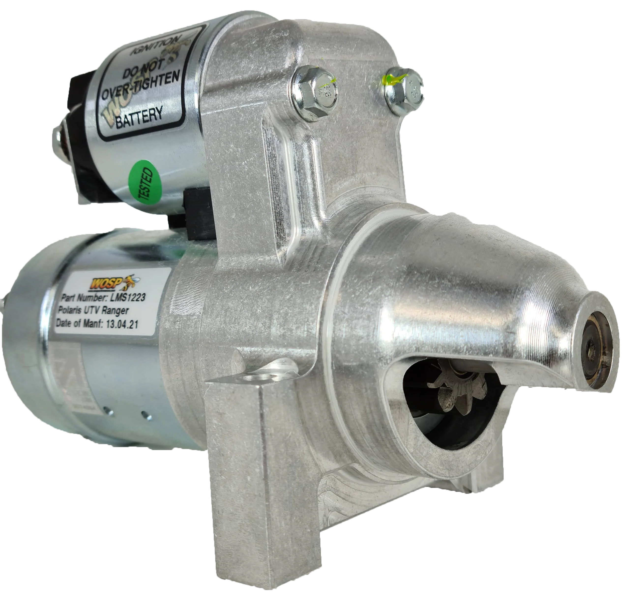 Wosp Polaris UTV / Wisconsin Robin slimline starter motor (LMS1223)