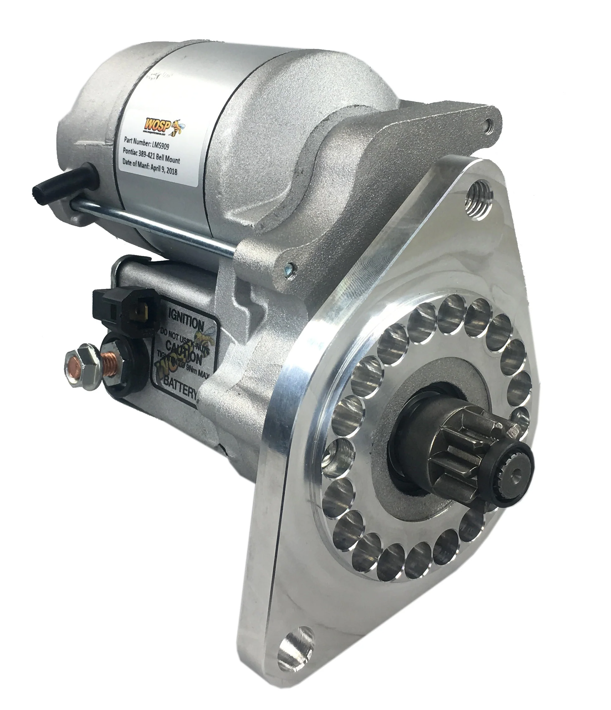 Wosp Pontiac 389CI / 421CI V8 high torque starter motor (LMS909)
