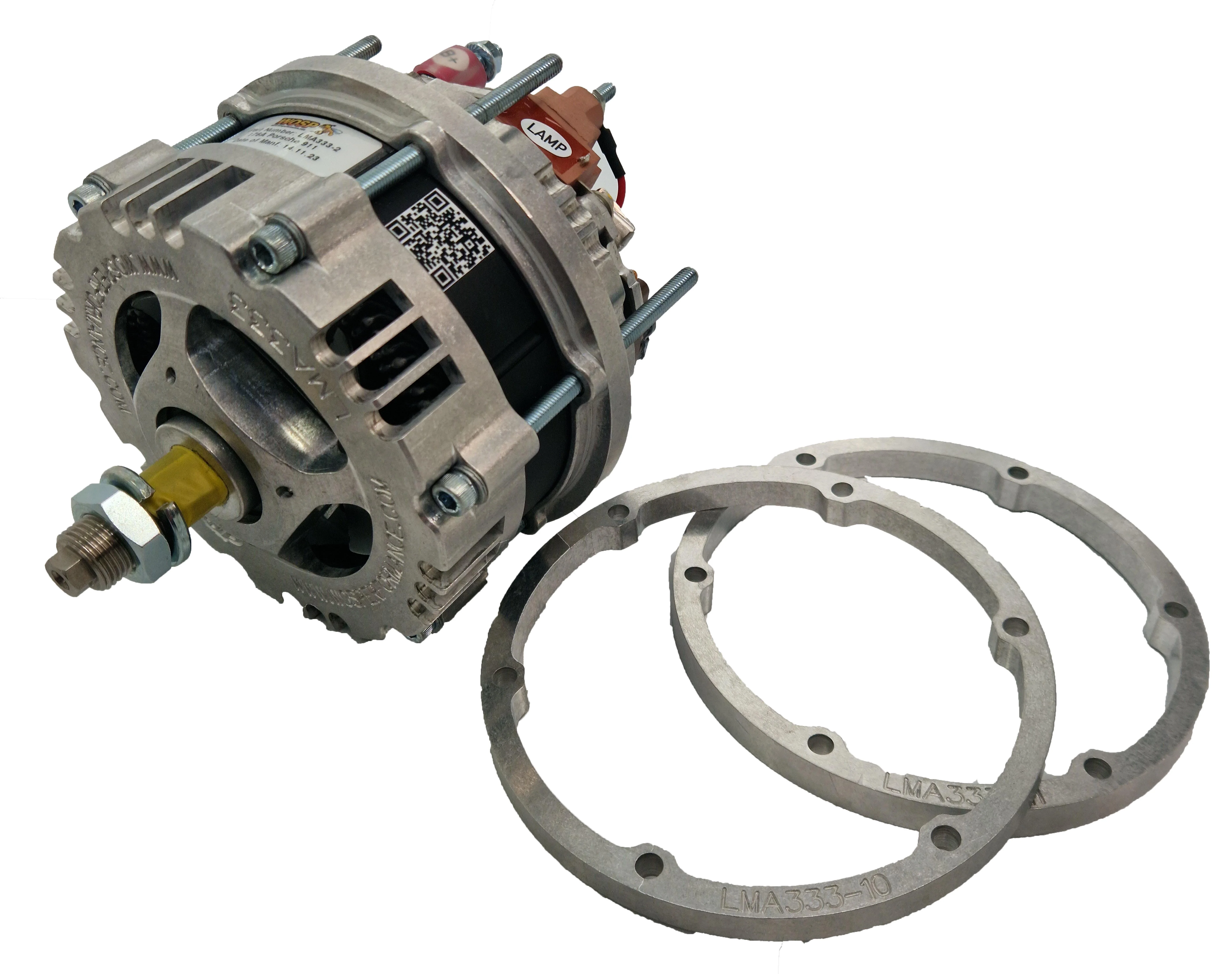Wosp Porsche 911 120A Alternator (Late 'thin' fan housing )