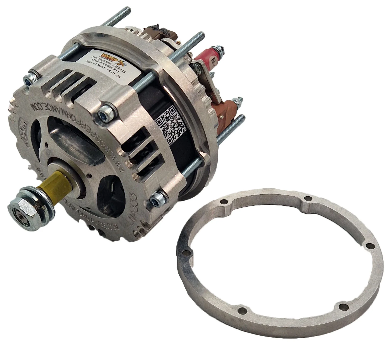Wosp Porsche 911 175A Alternator (Mid range 'medium' fan housing)