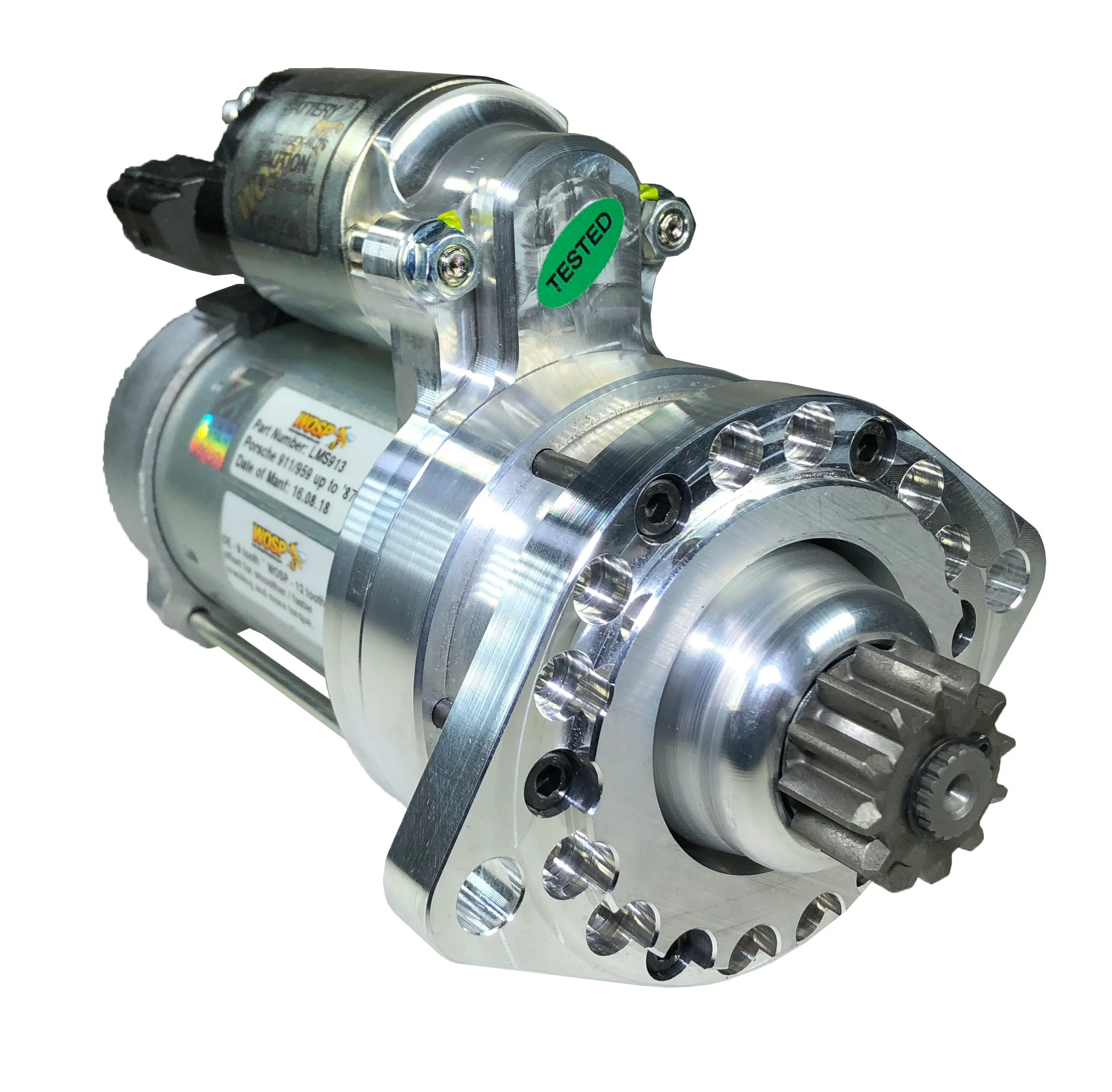 Wosp Porsche 911 / 912 / 959 / VW Beetle / Transporter waterproof high performance starter motor (LMS913-W)
