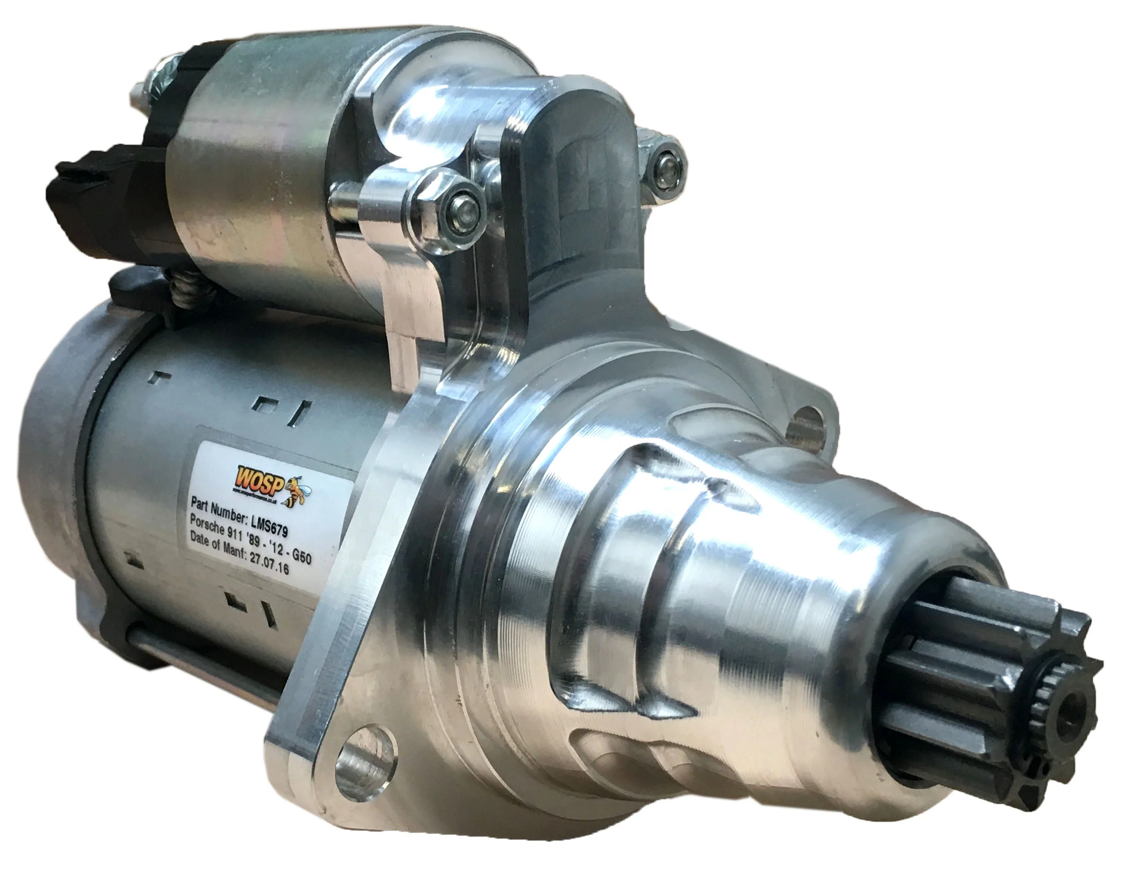Wosp Porsche 911 (964, 993, 996 & 997 G50 transmission) high performance starter motor (LMS679)