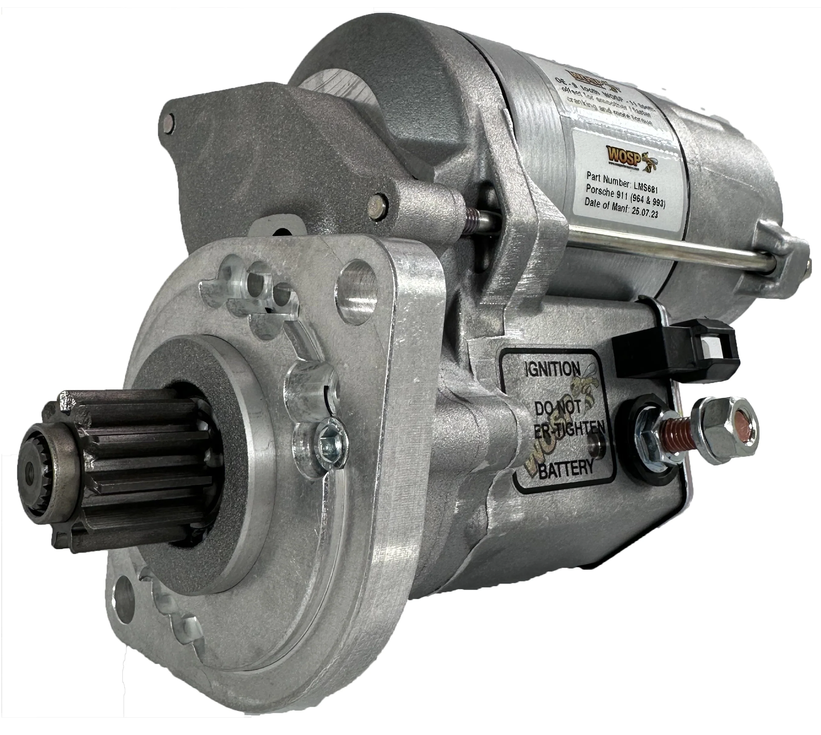 Wosp Porsche 911 (964 & 993 Tiptronic / Auto) super-duty starter motor (LMS681)