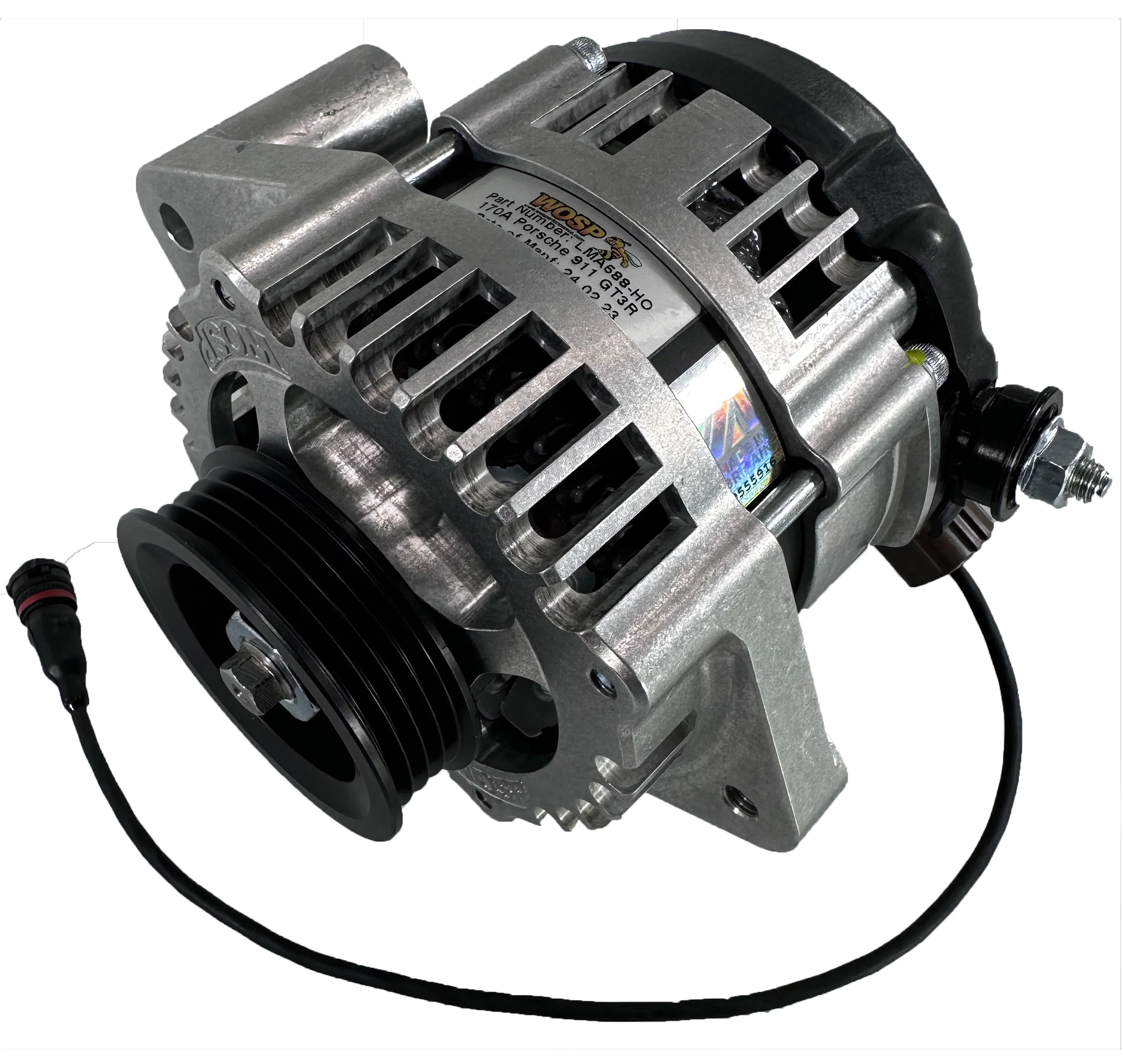 Wosp Porsche 911 RSR GT3 (non CAN Communications) 4PK/65mm Ø 95A Alternator