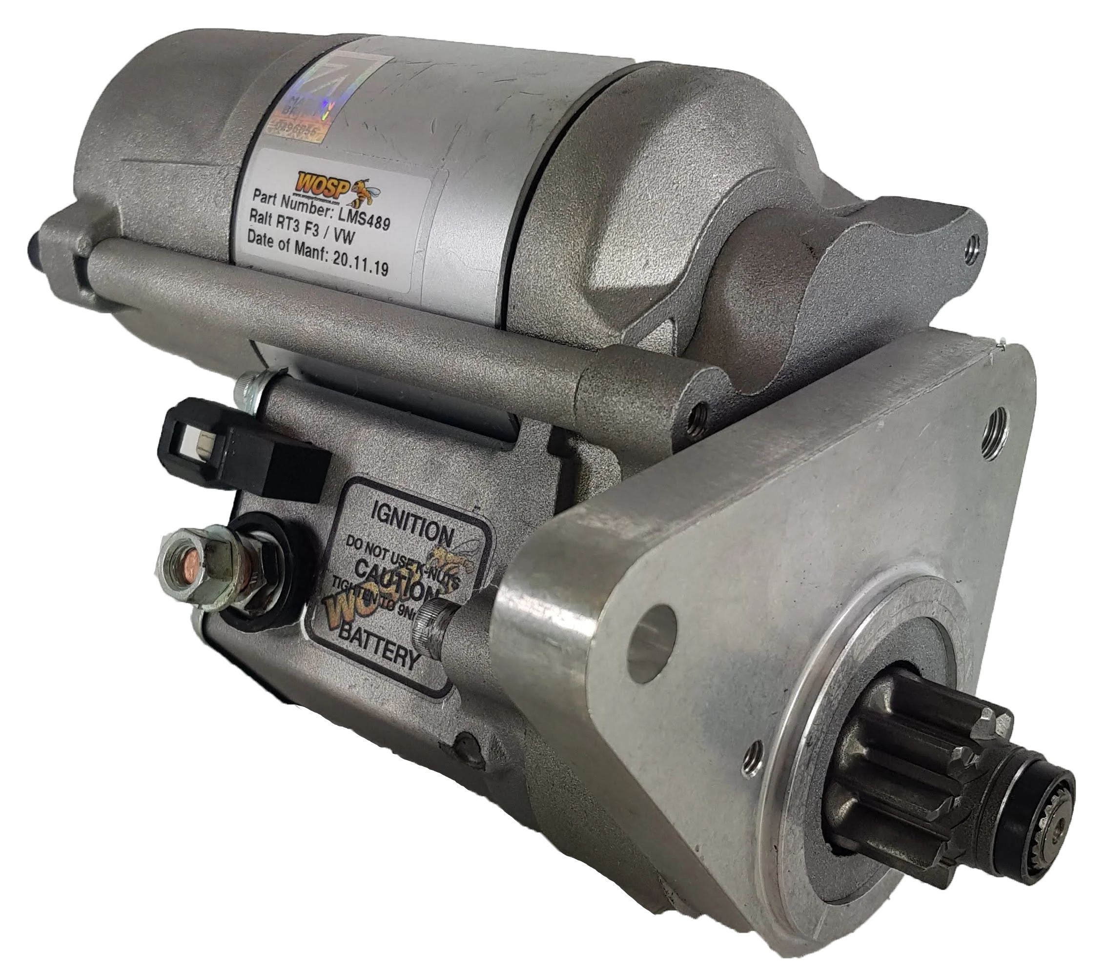 Wosp Ralt RT3 F3 / VW high torque starter motor (LMS489)