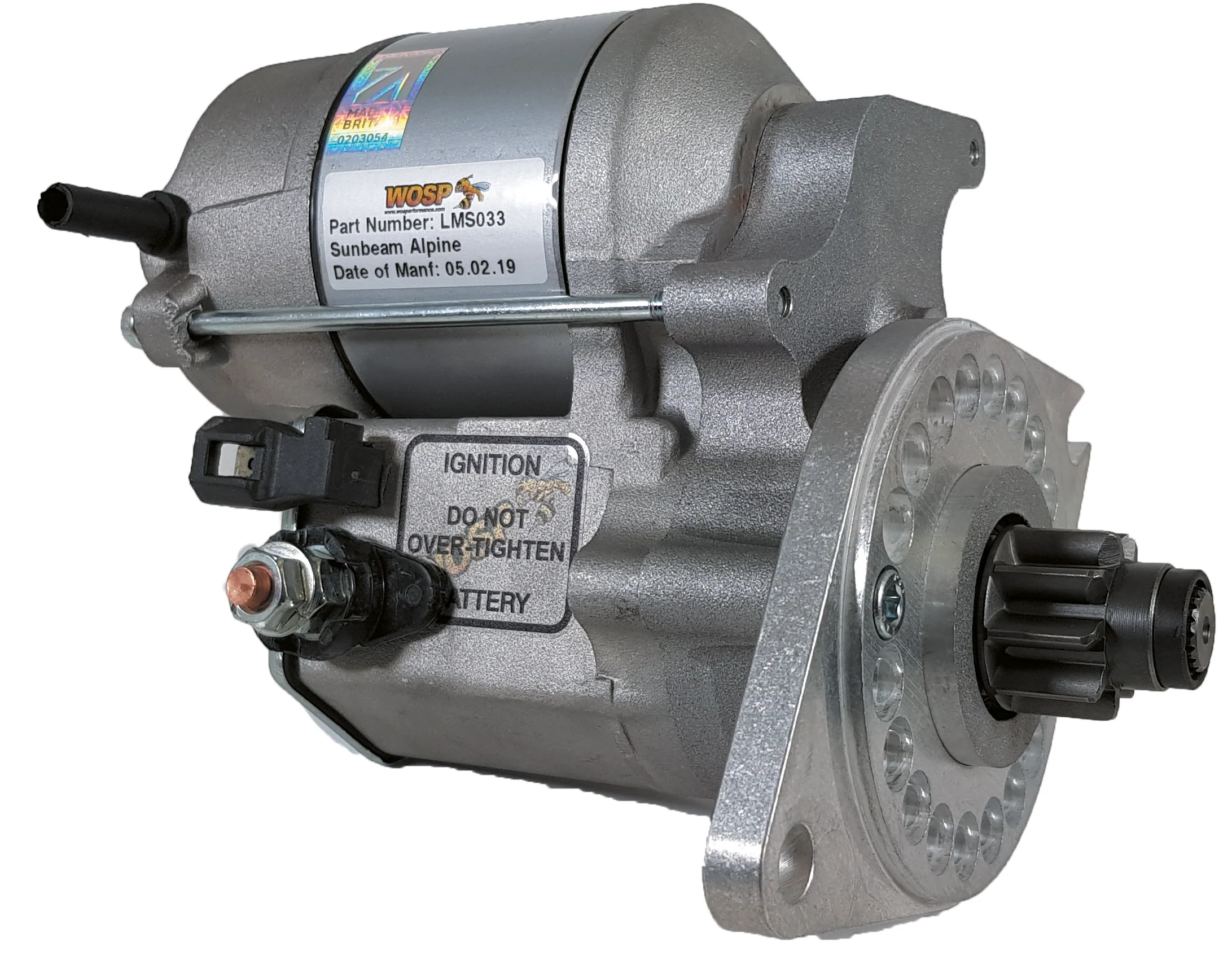 Wosp Rootes / Holbay 1600 / 1725 high torque starter motor (LMS033)