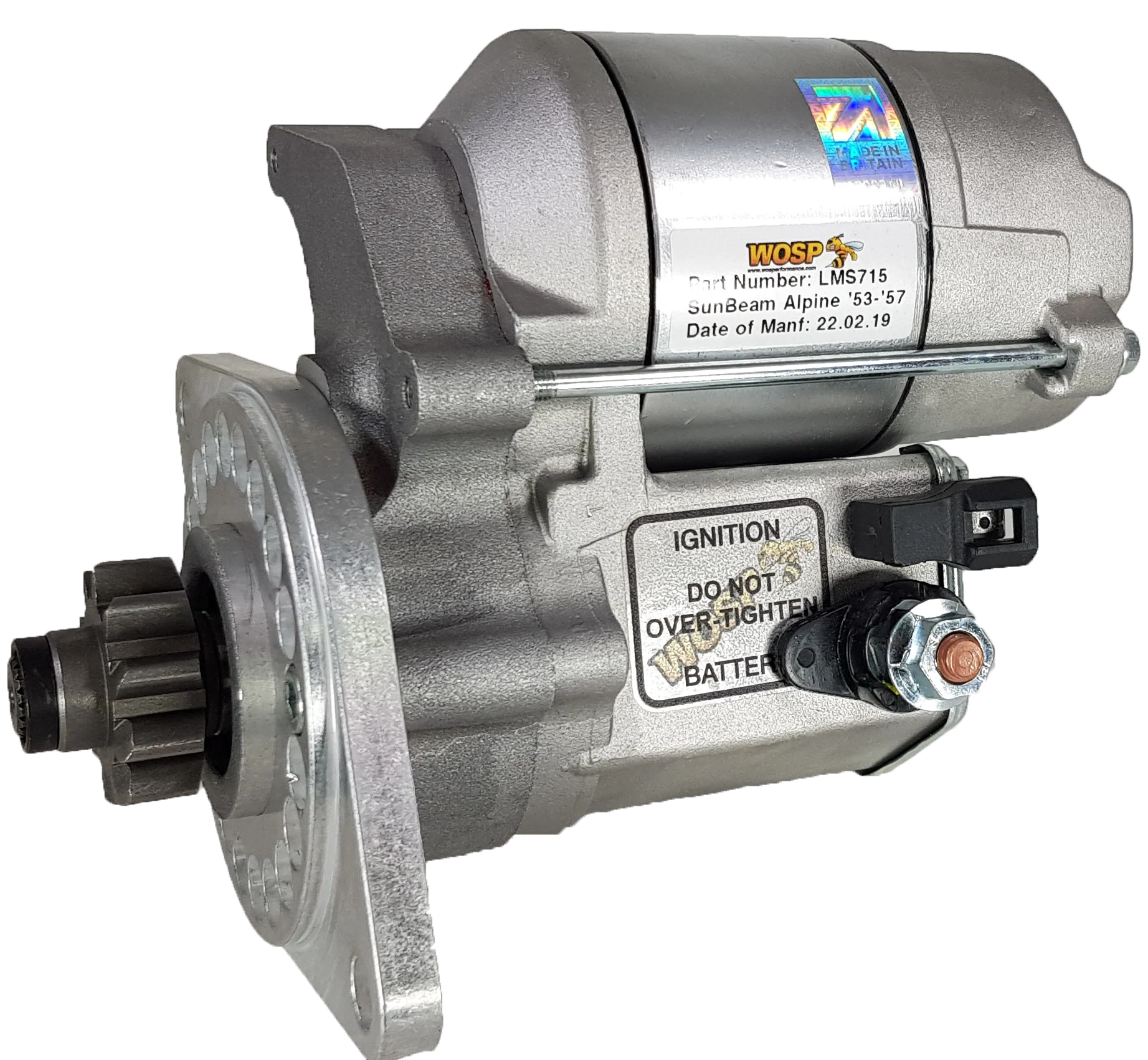 Wosp Sunbeam Alpine Mk1-3 high torque starter motor (LMS715)