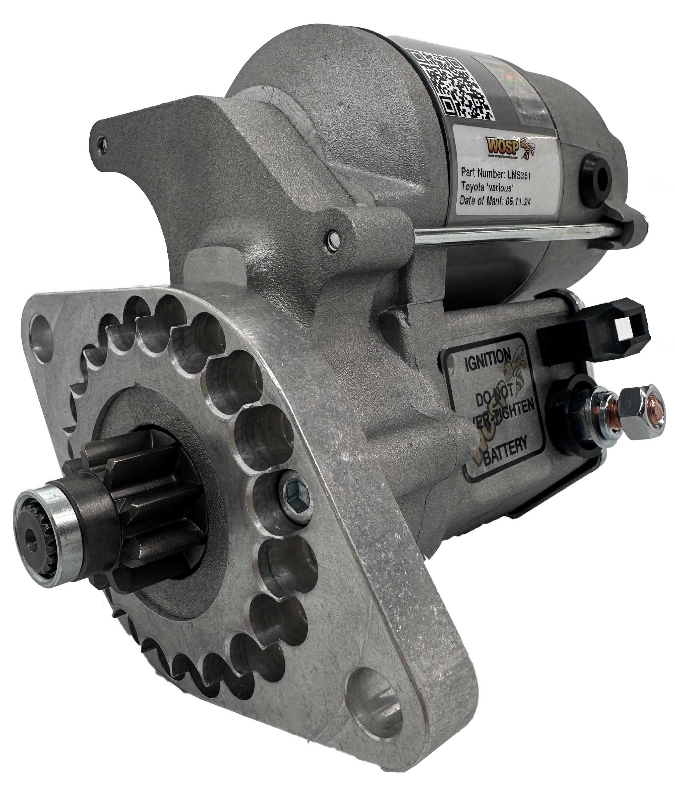 Wosp Toyota Celica / Cressia 2.0L / Hiace 1.6 & 2.0L high torque starter motor (LMS351)