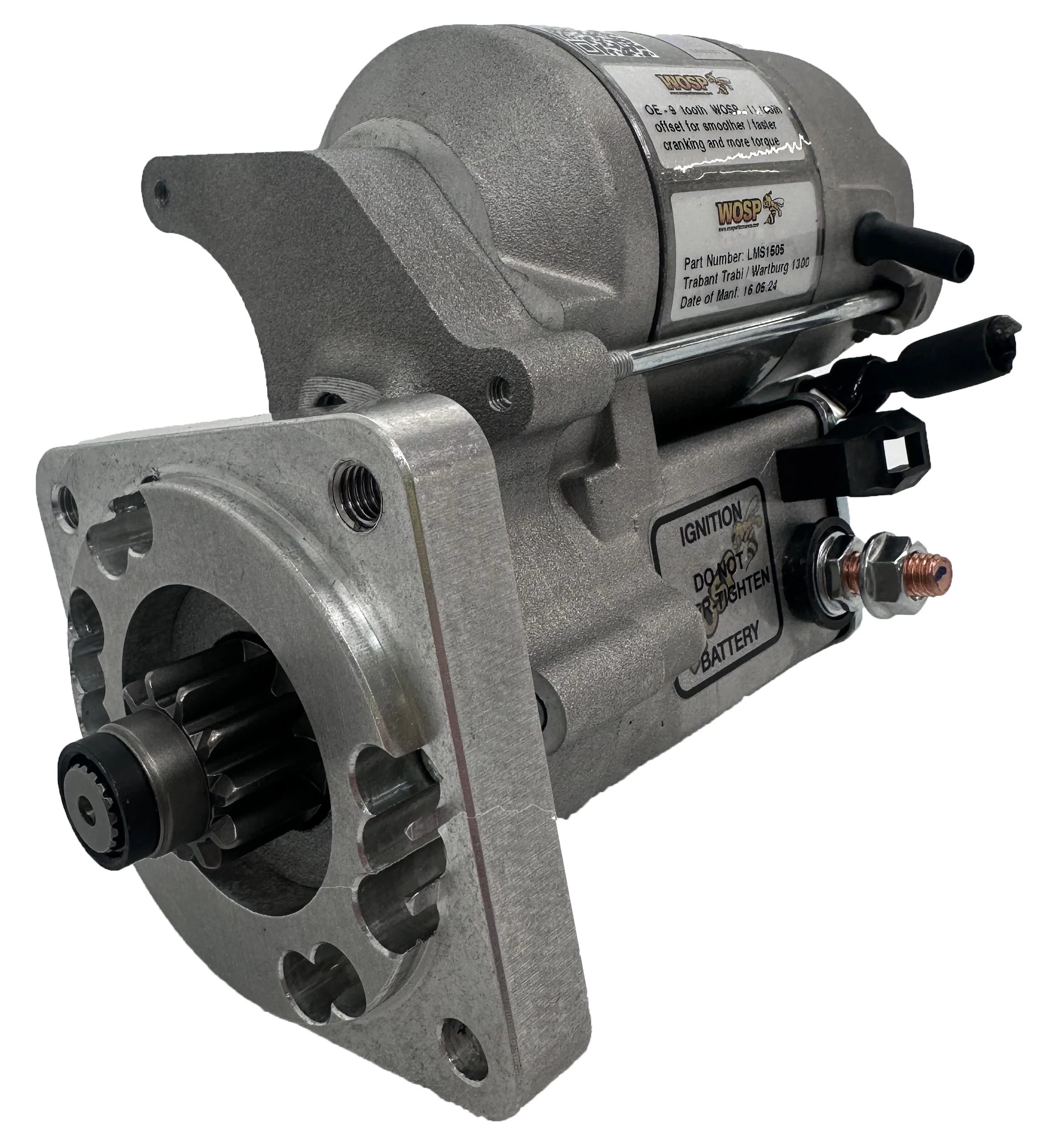 Wosp Trabant Trabi / Wartburg 1300 high torque starter motor (LMS1505)