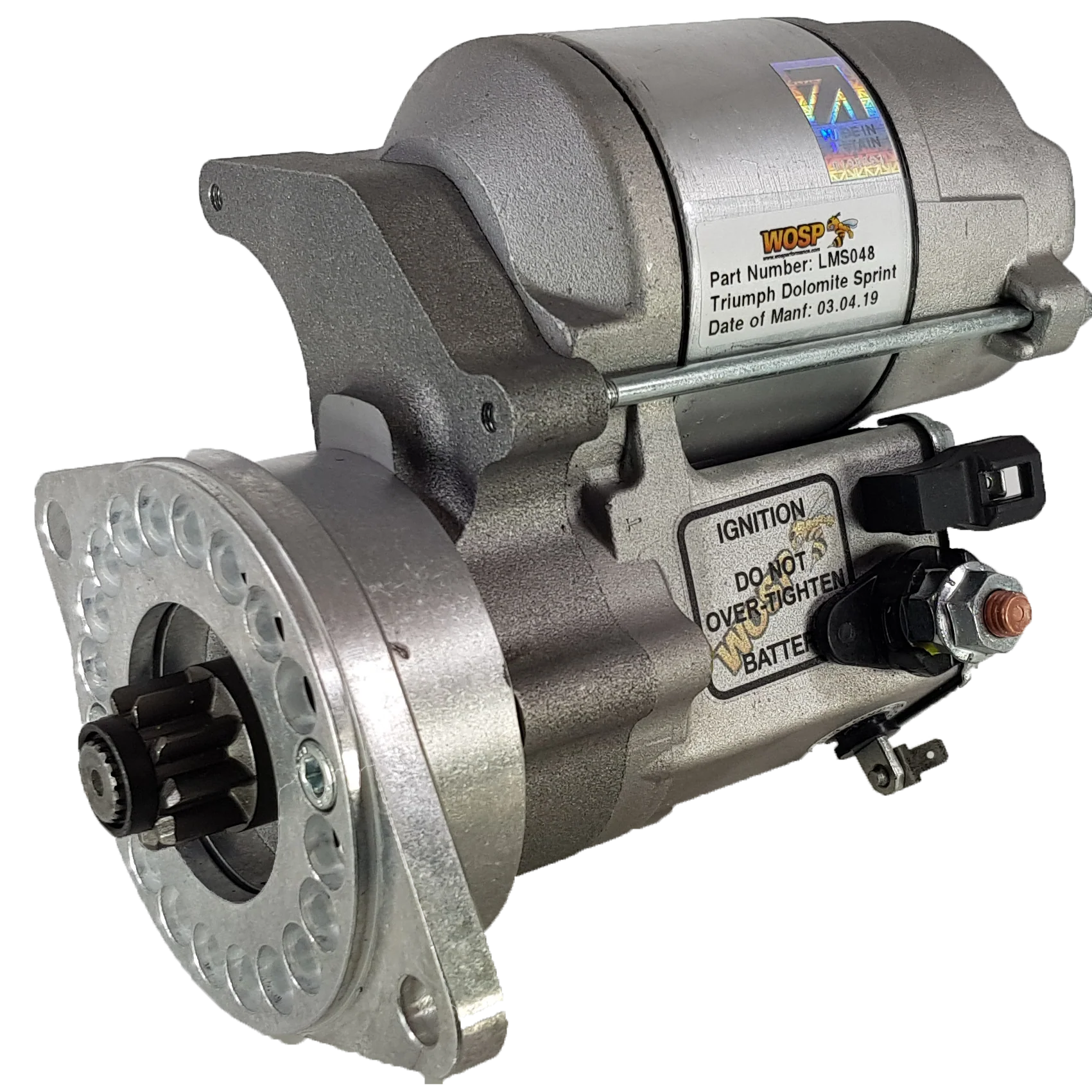 Wosp Triumph Dolomite Sprint (early 2 bolt) high torque starter motor (LMS048-2)