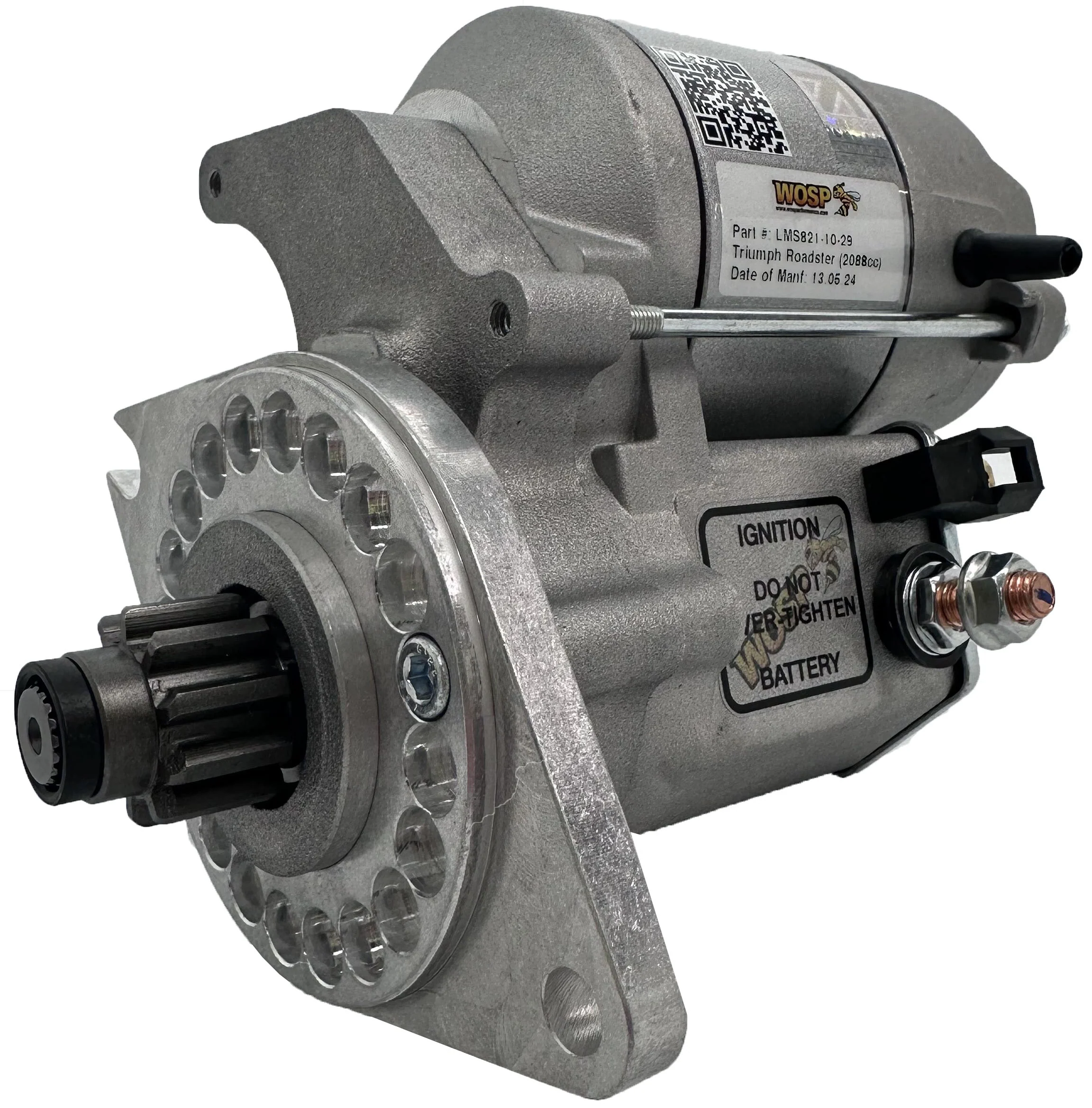 Wosp Triumph Roadster (2088cc) 10/29 pinion high torque starter motor (LMS821-10-29)